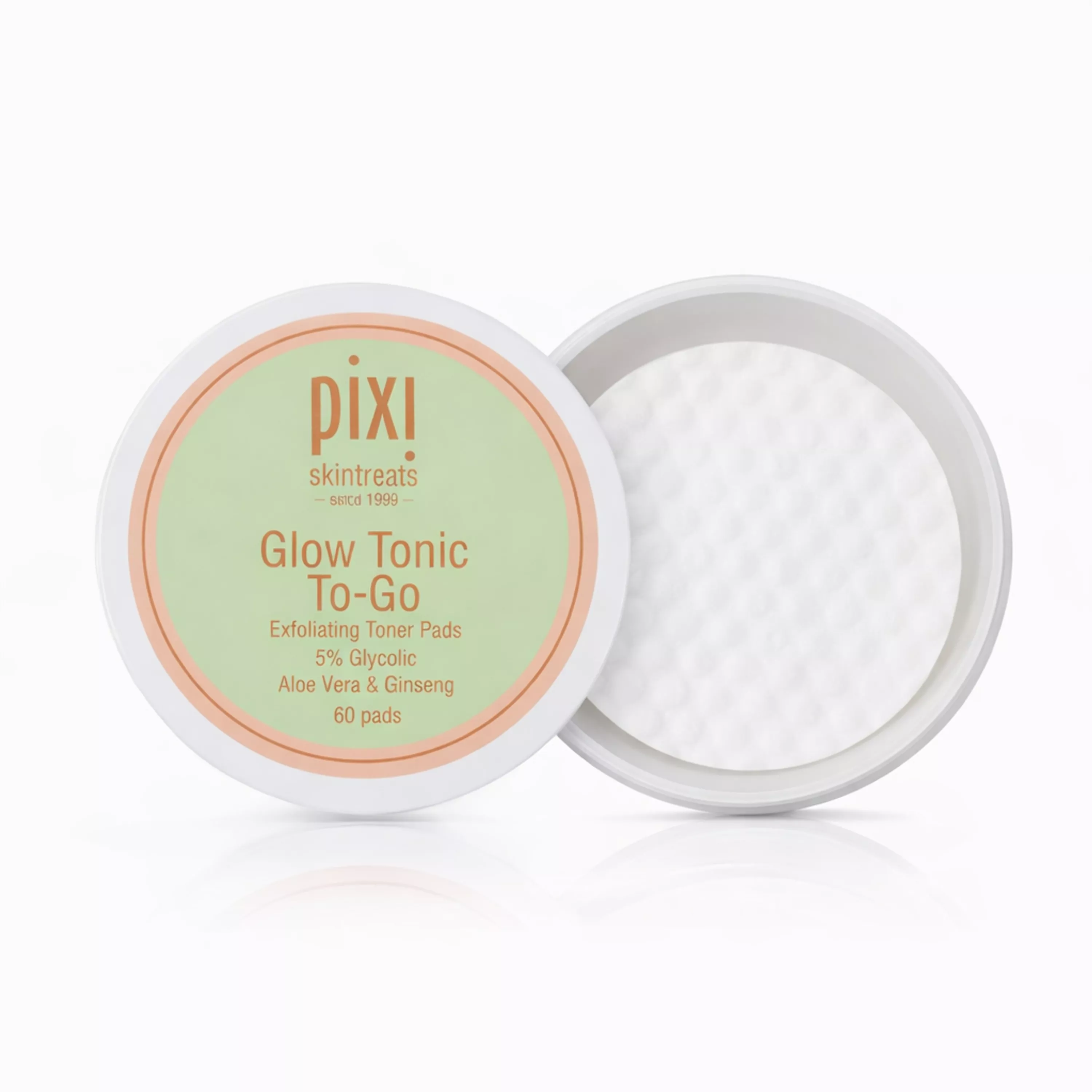 Пілінг-диски з 5% гліколевої кислоти PIXI Glow Toniс To-Go, 60 шт. 