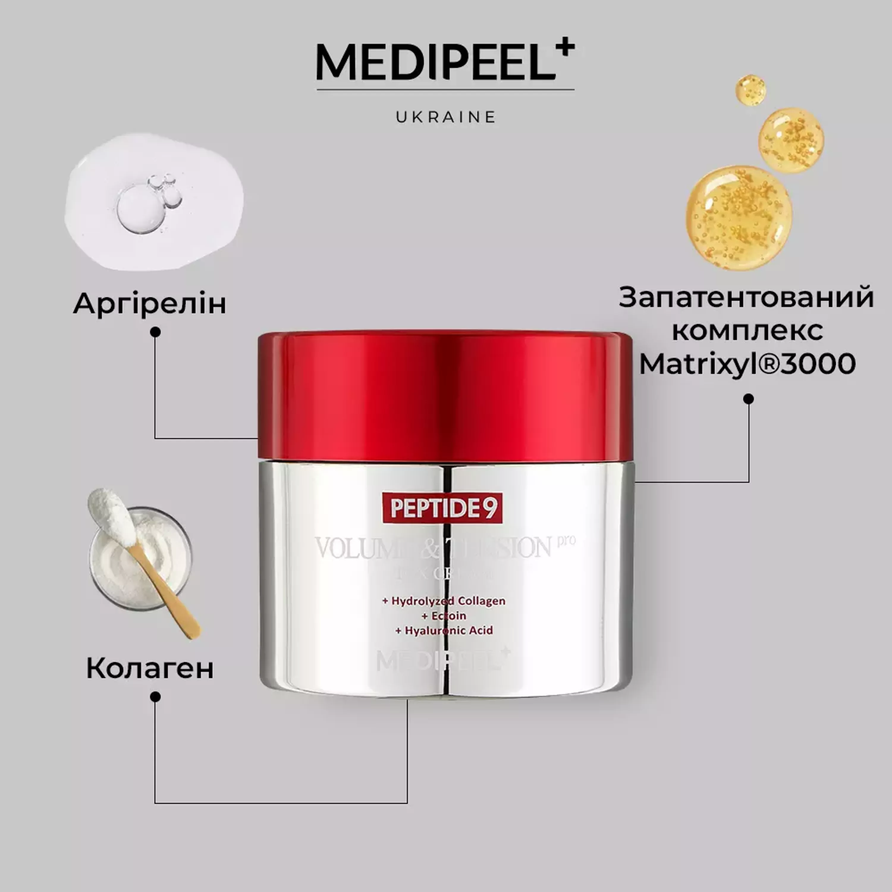 Крем живильний з ліфтинг-ефектом Medi-Peel Volume Tension Tox Cream Pro, 50 ml