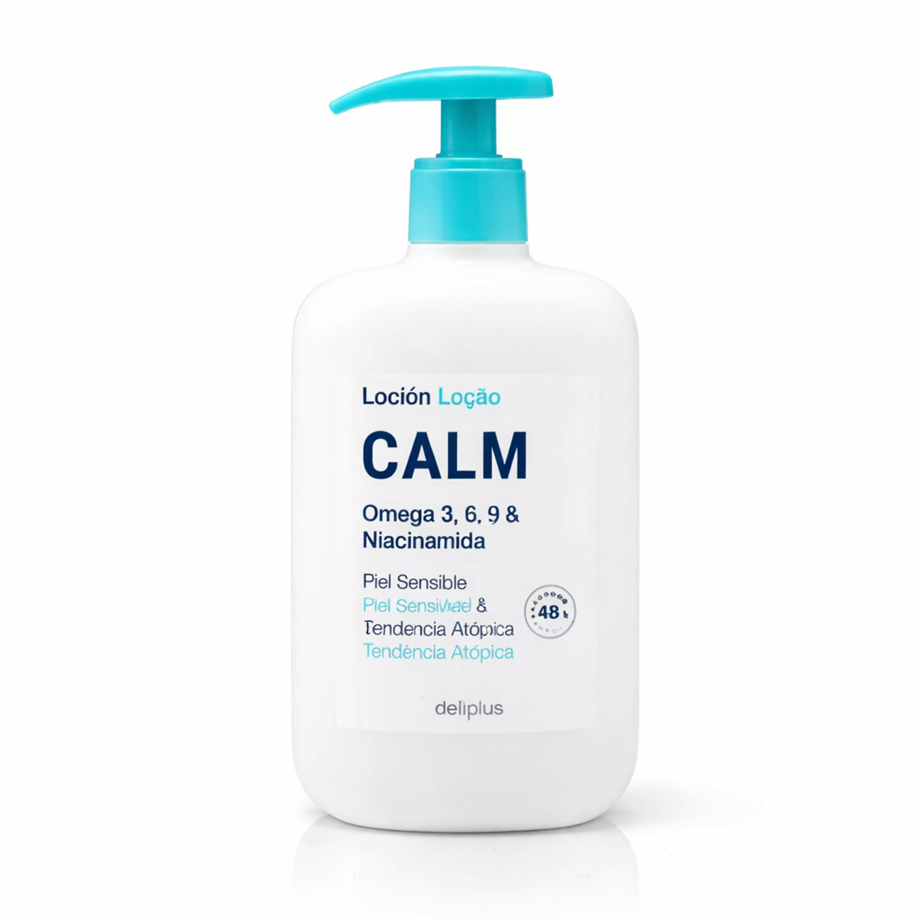 Лосьйон для тіла для чутливої та атопічної шкіри DELIPLUS Calm Body Lotion Omega 3,6,9 & Niacinamide For Sensitive And Atopic Skin, 400 ml 