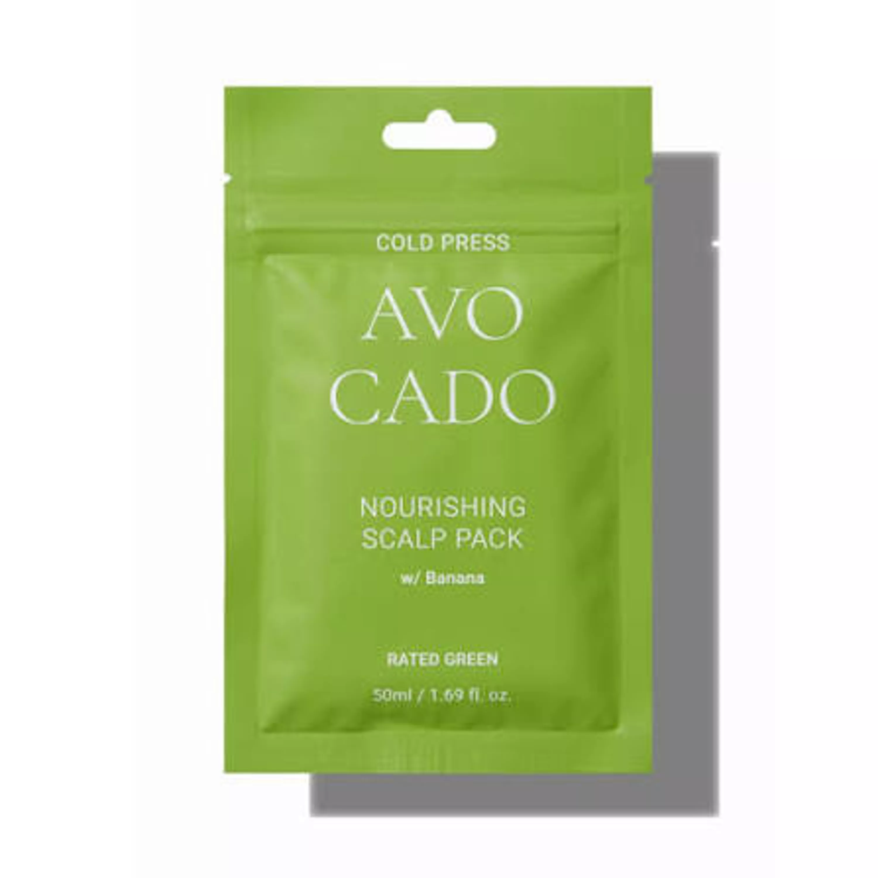 Живильна маска з маслом авокадо RATED GREEN Cold Press Avocado Nourishing Scalp Pack, 50 мл