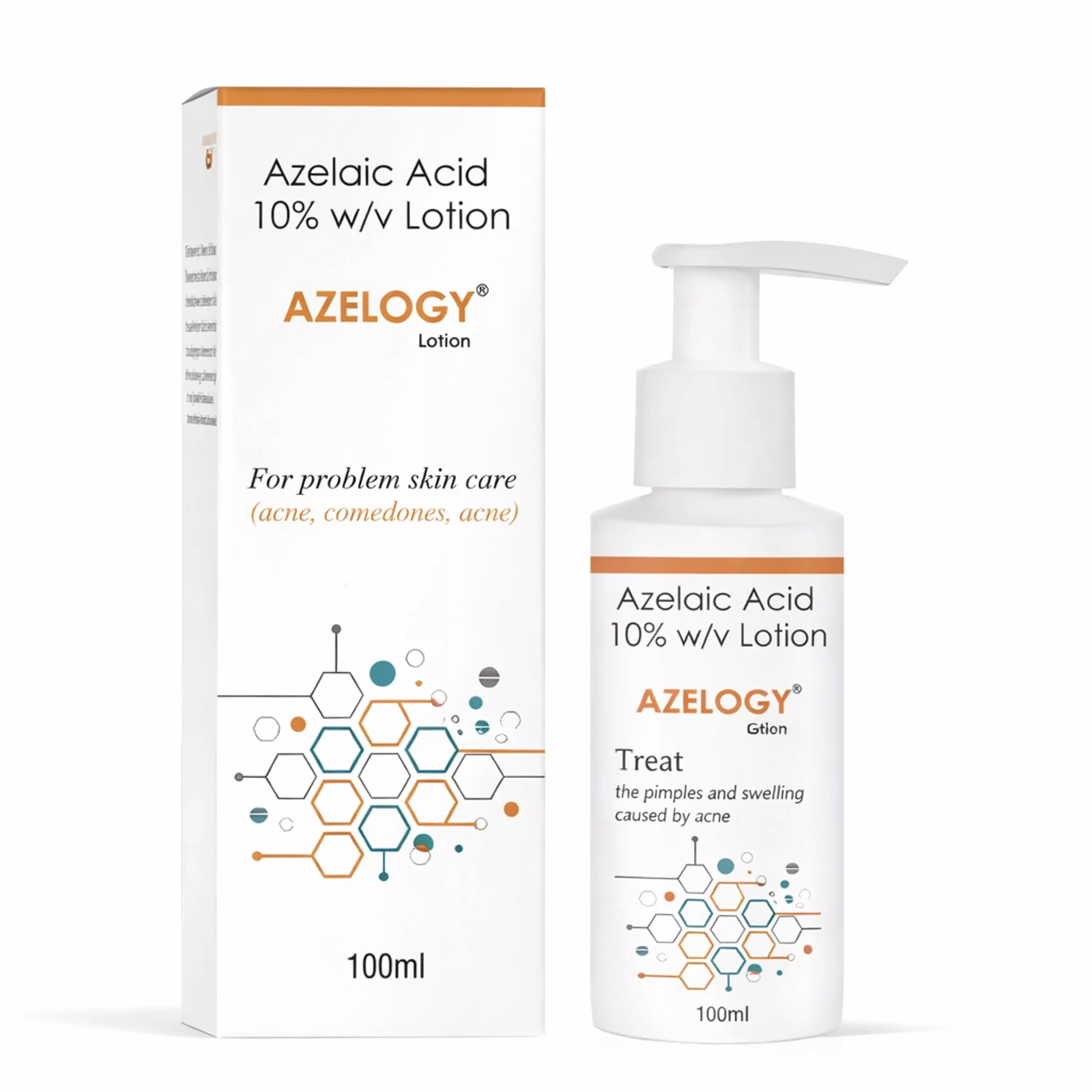 Лосьон з азелаїновою кислотою 10% AZELOGY AZELAIC ACID 10% LOTION 