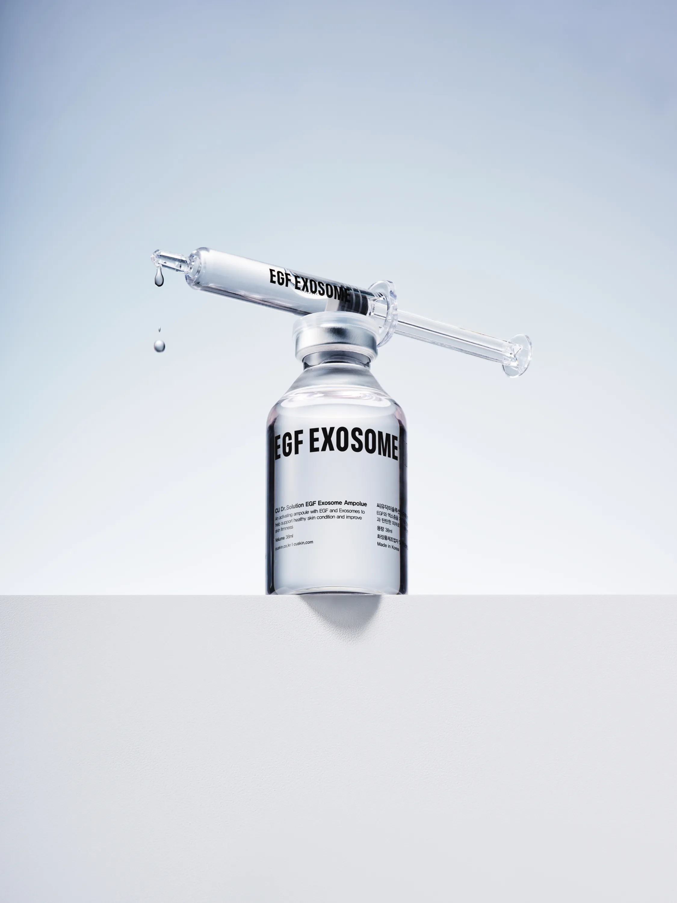 Ревіталізуюча ампула з екзосомами граната та EGF CUSKIN Dr.Solution EGF Exosome Ampoule, 38 мл 