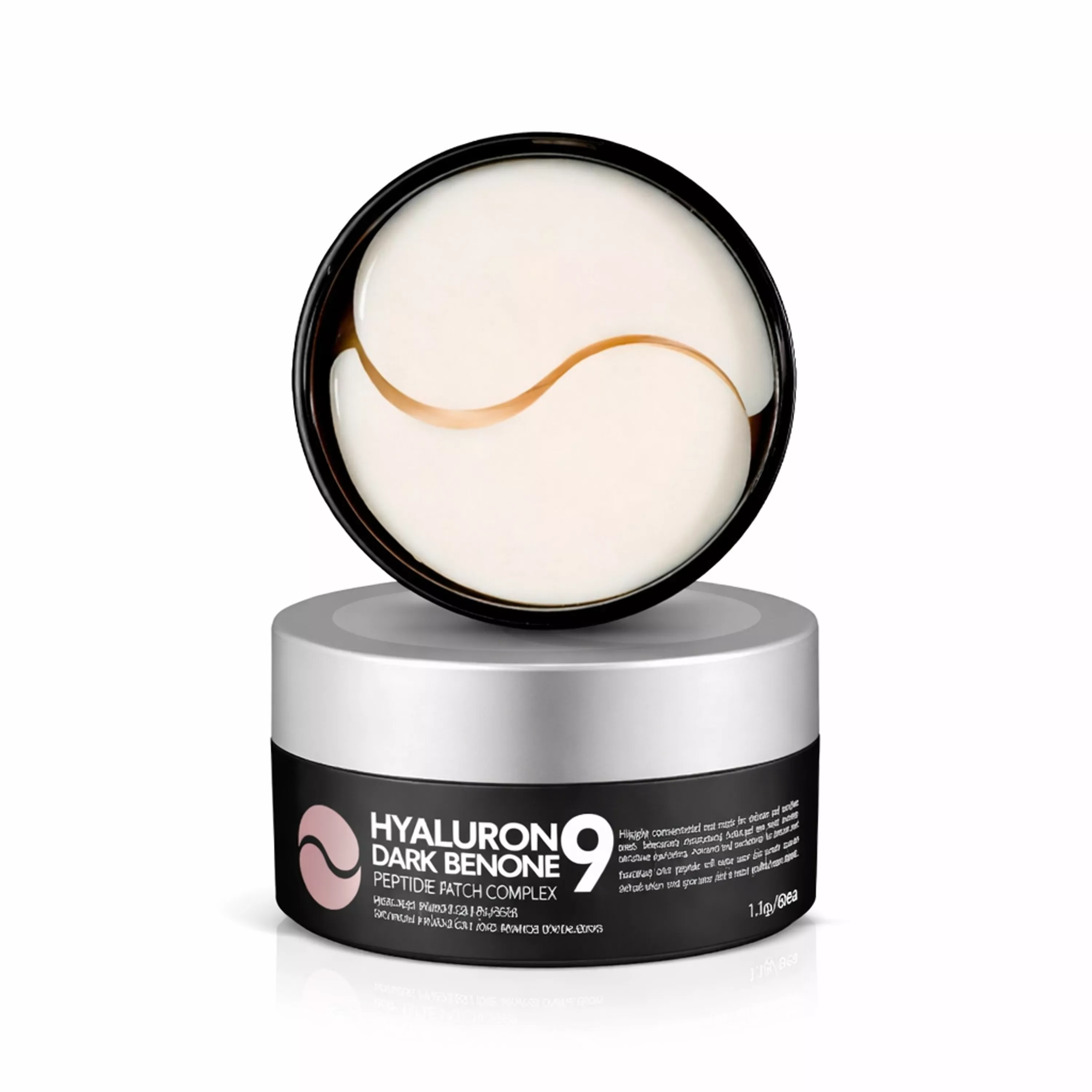 Патчі з перлами і алмазною пудрою Medi-Peel Hyaluron Dark Benone Peptide Eye Patch, 60 шт.