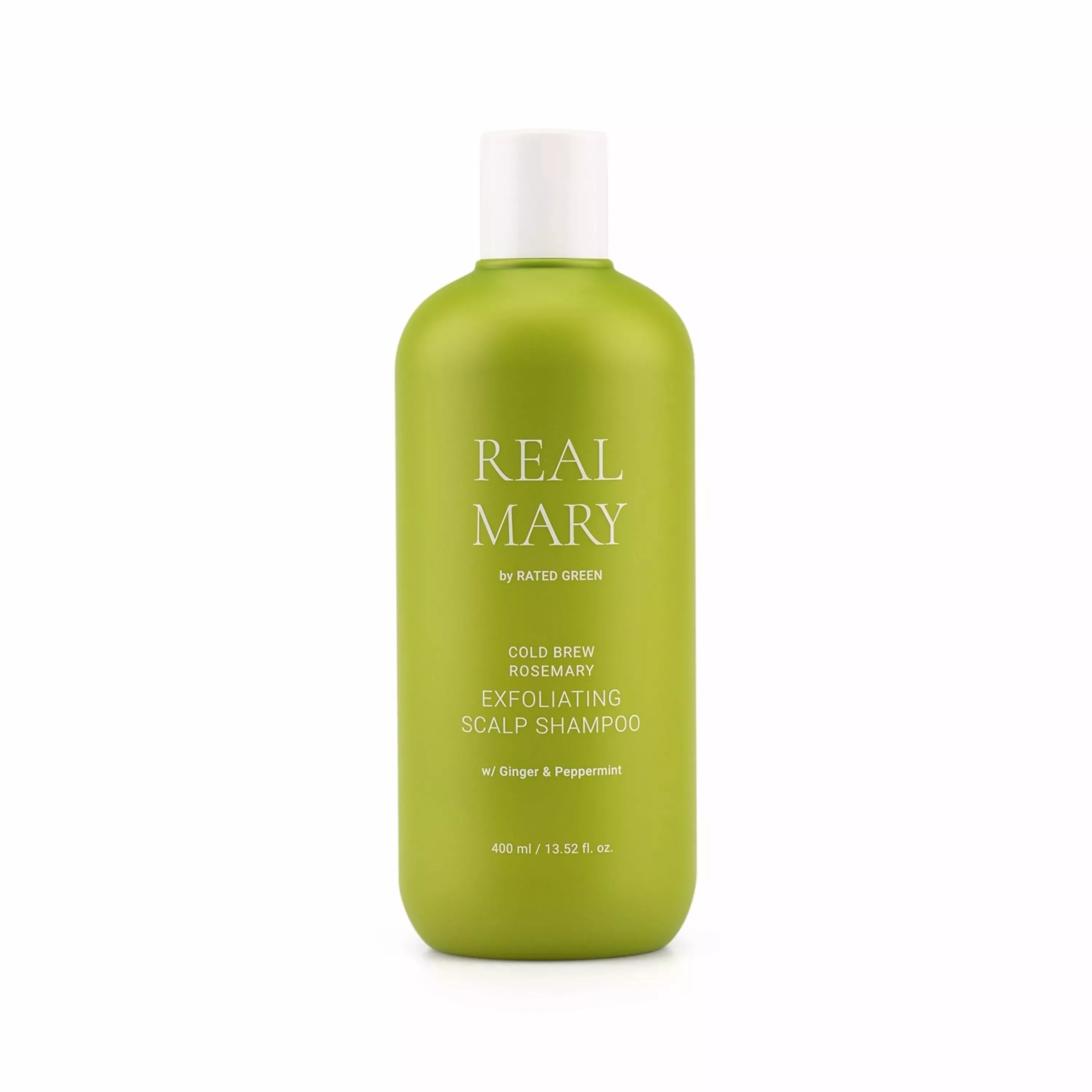Глибокоочищаючий відлущуючий шампунь з соком розмарину RATED GREEN Real Mary Cold Brewed Rosemary Exfoliating Scalp Shampoo, 400 мл