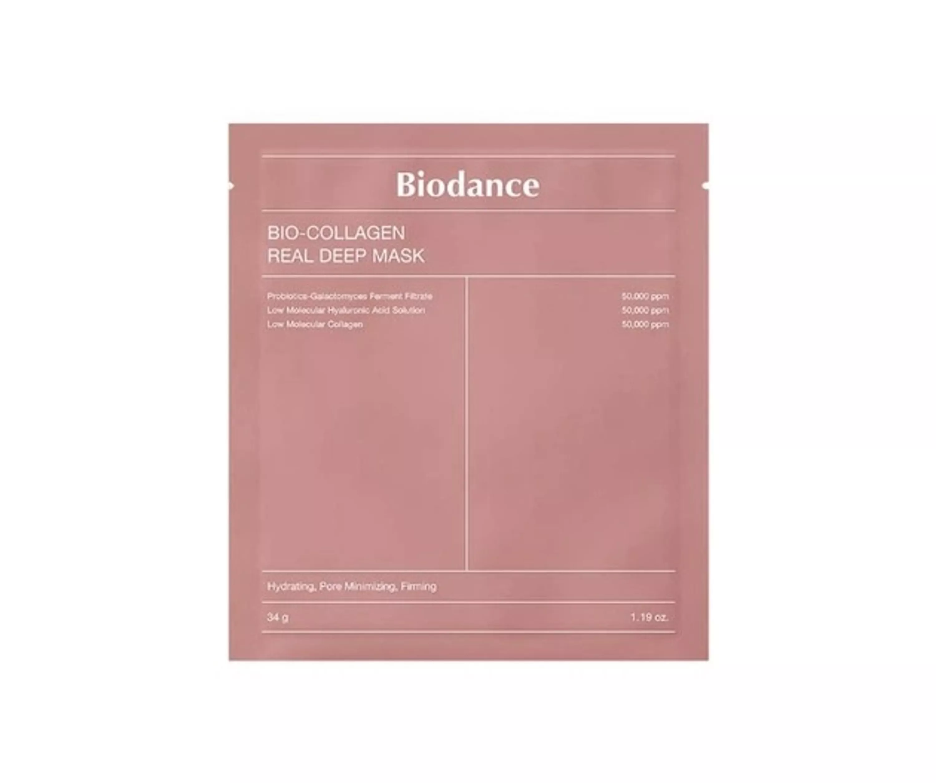 Нічна гідрогелева маска з колагеном для еластичності шкіри BIODANCE Bio-Collagen Real Deep Mask, 34g (1 шт.)