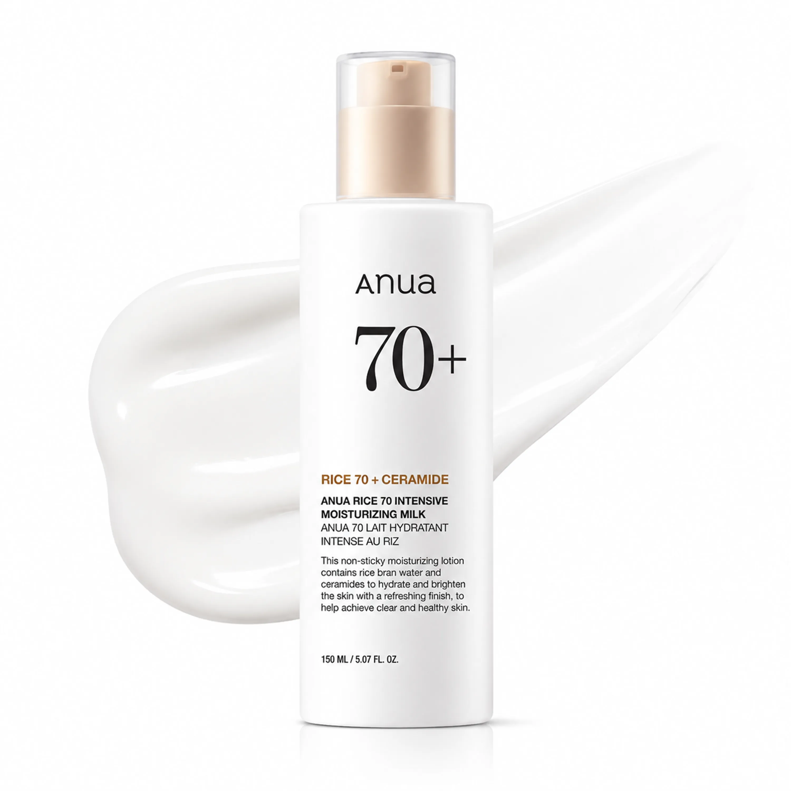 Зволожувальне молочко-емульсія Anua Rice 70 Intensive Moisturizing Milk, 150 ml