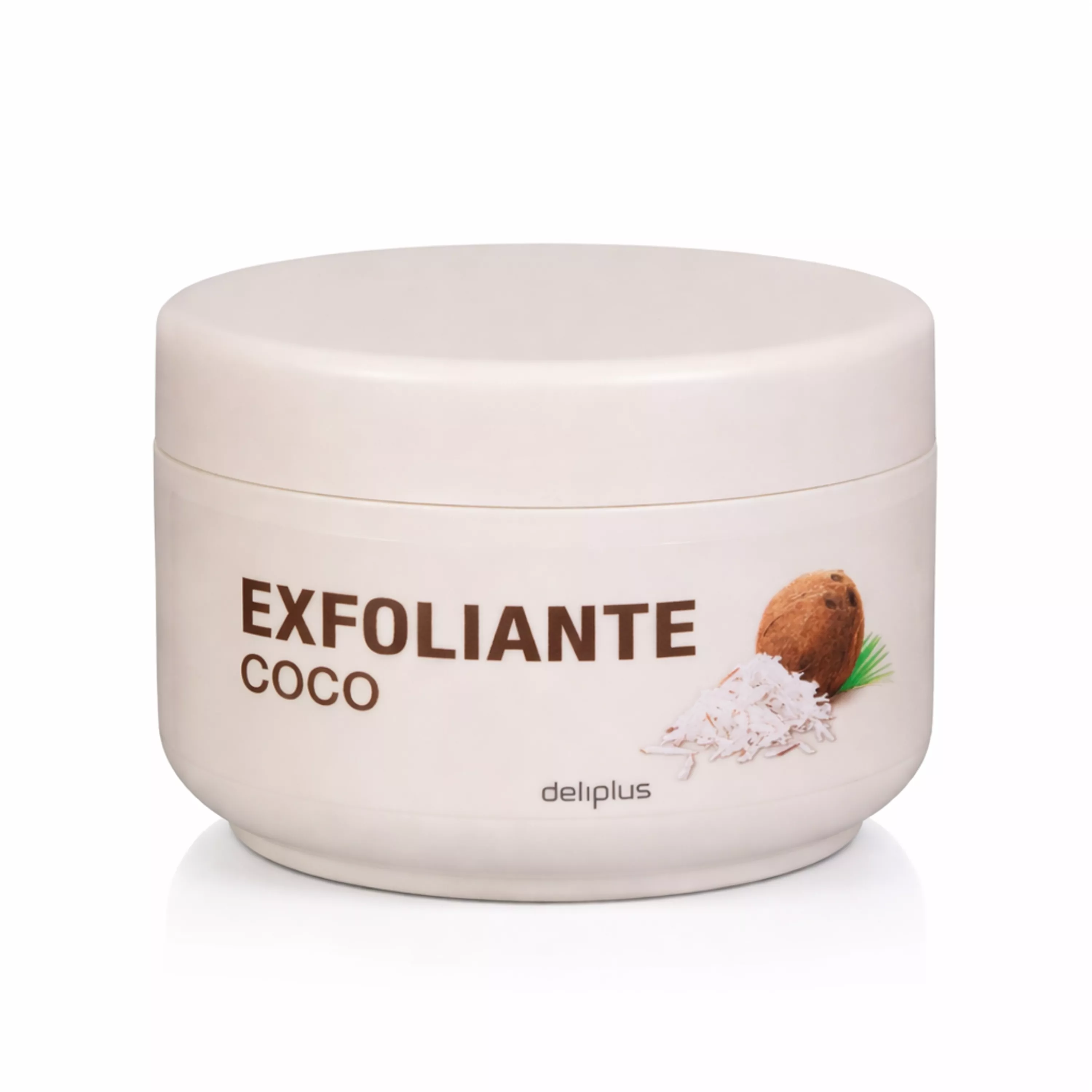Кокосовий скраб для тіла з олією жожоба Deliplus Exfoliante Corporal Coco, 250 ml