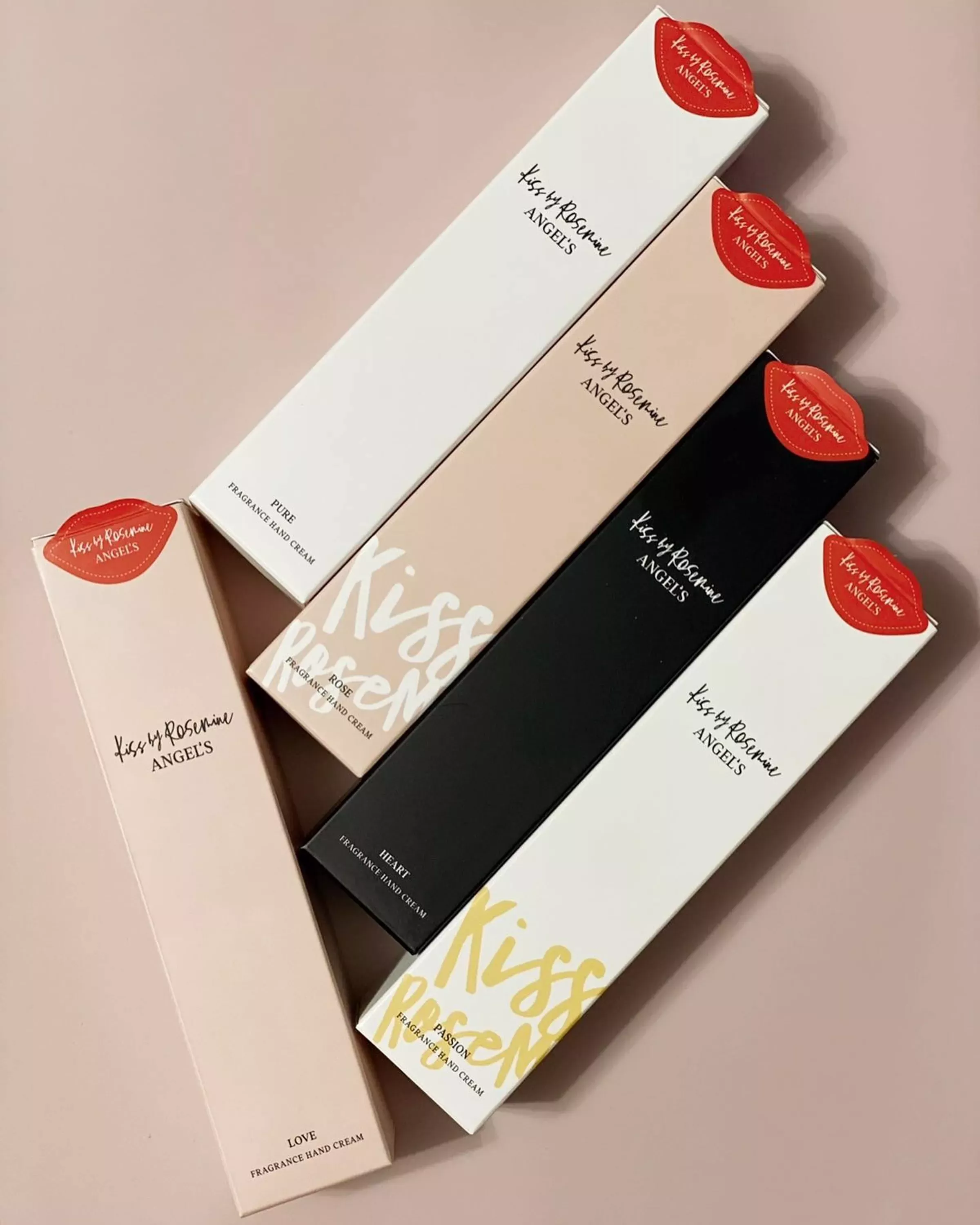 Крем для рук "Янгольська троянда" Kiss by Rosemine Fragrance Hand Cream Angel's Rose, 60 мл