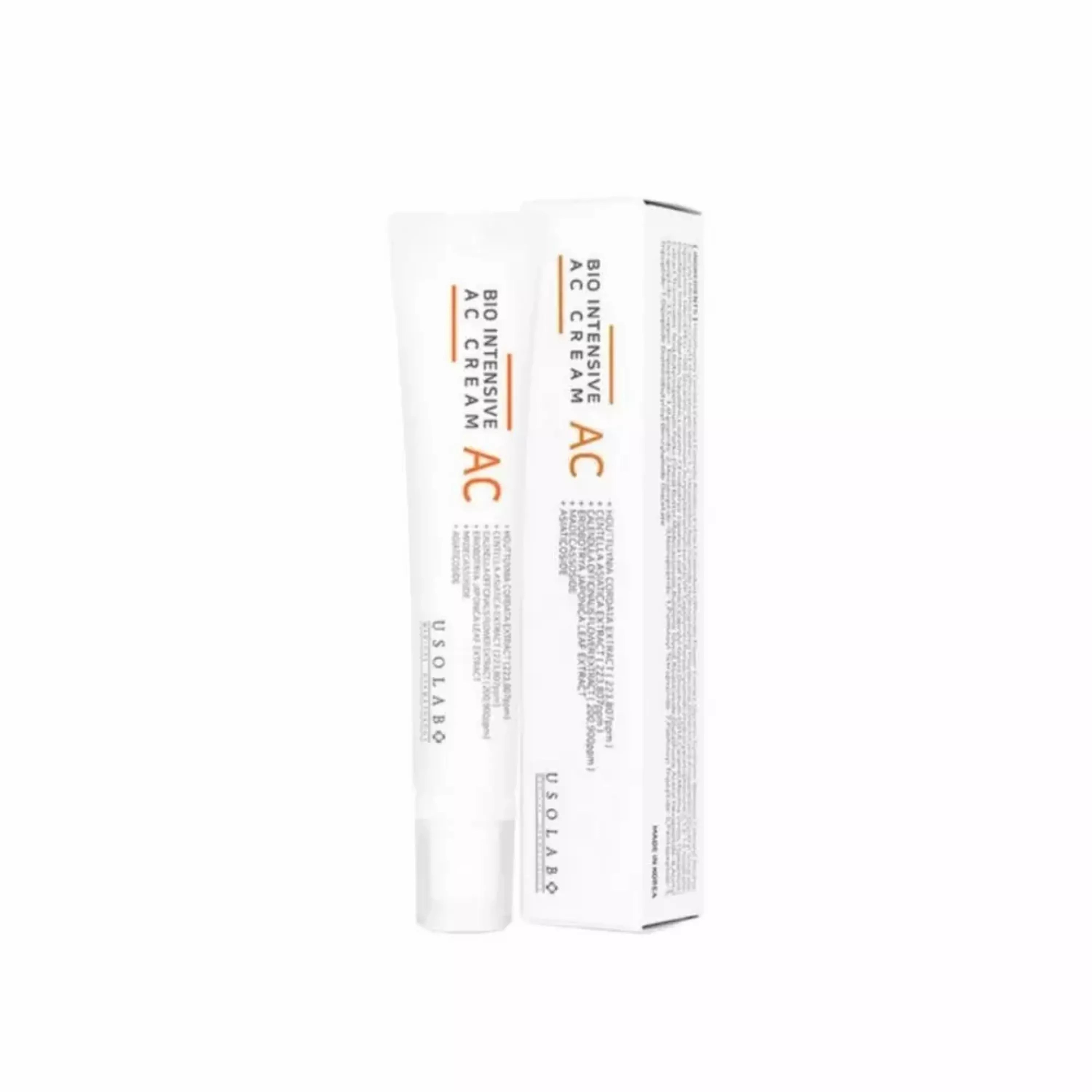 Активний крем від слідів постакне USOLAB Bio Intensive AС Cream, 15 мл 