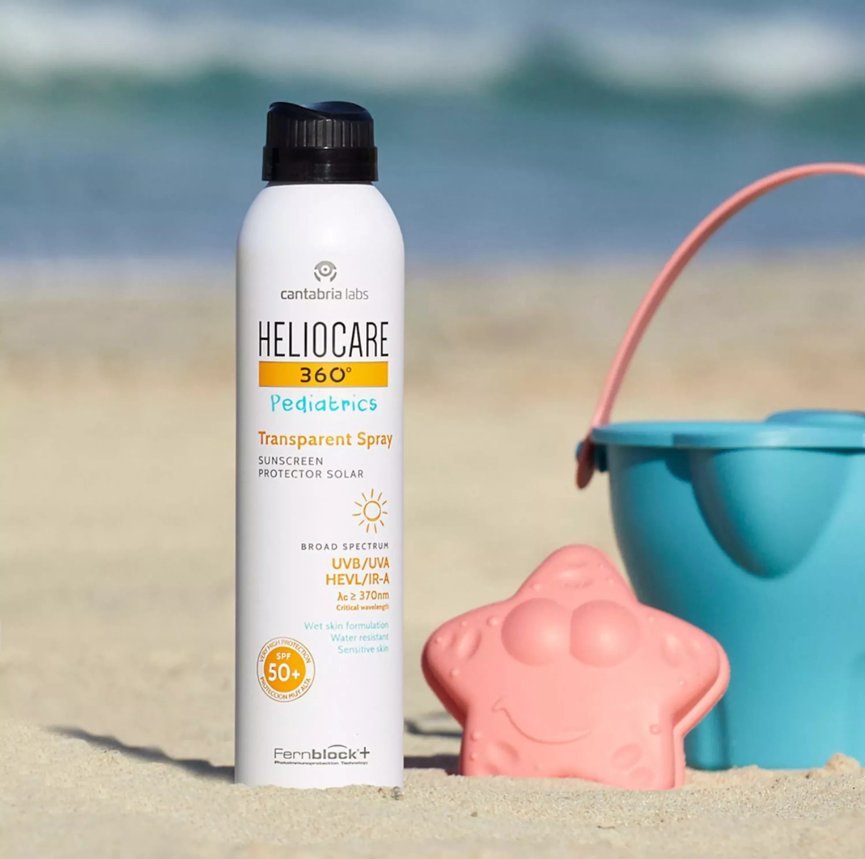 Дитячий сонцезахисний спрей для тіла Cantabria Labs Heliocare 360 Pediatrics SPF 50+, 200 мл 