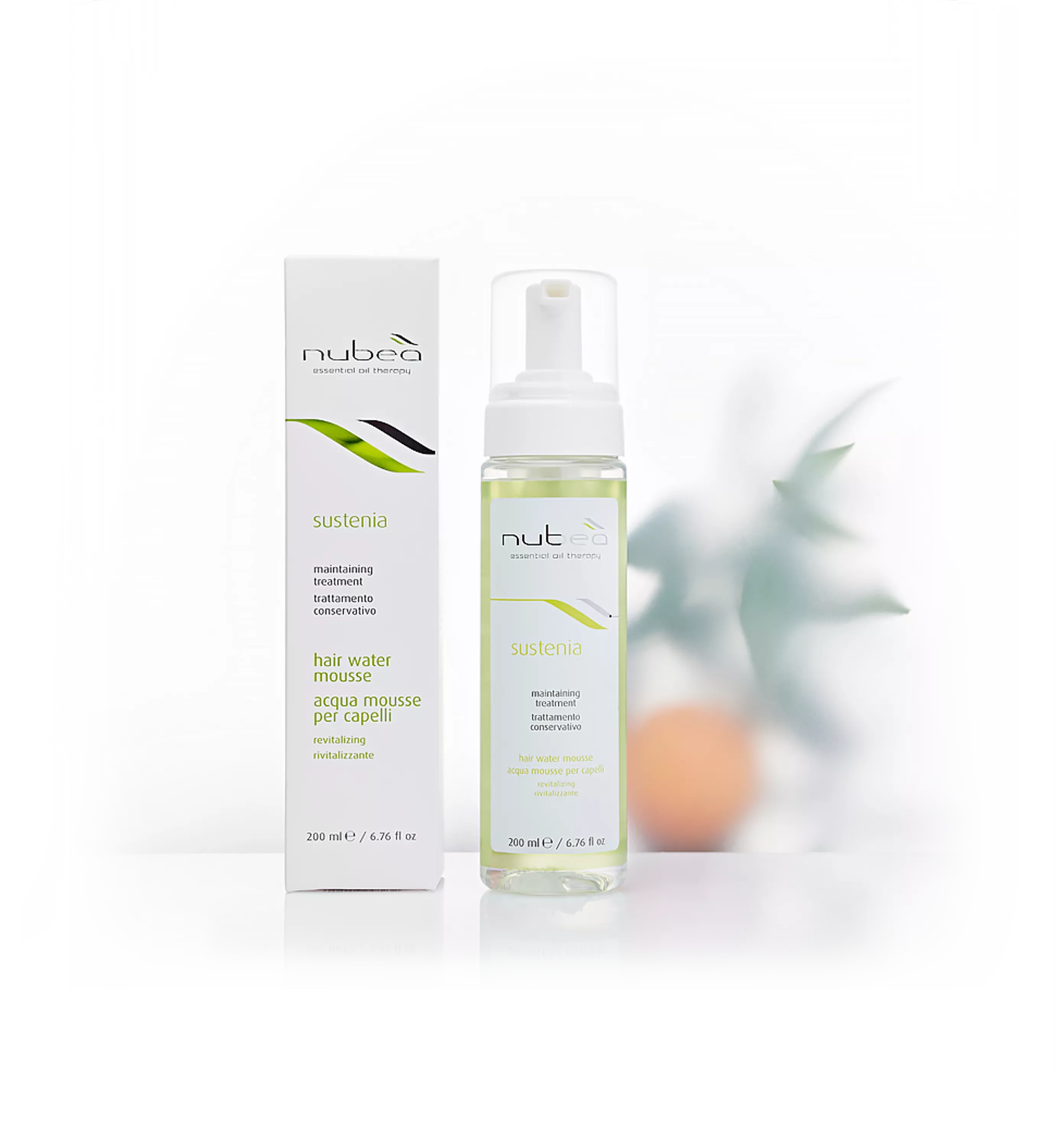 Незмивний мус для відновлення волосся Nubea Sustenia, 200 мл