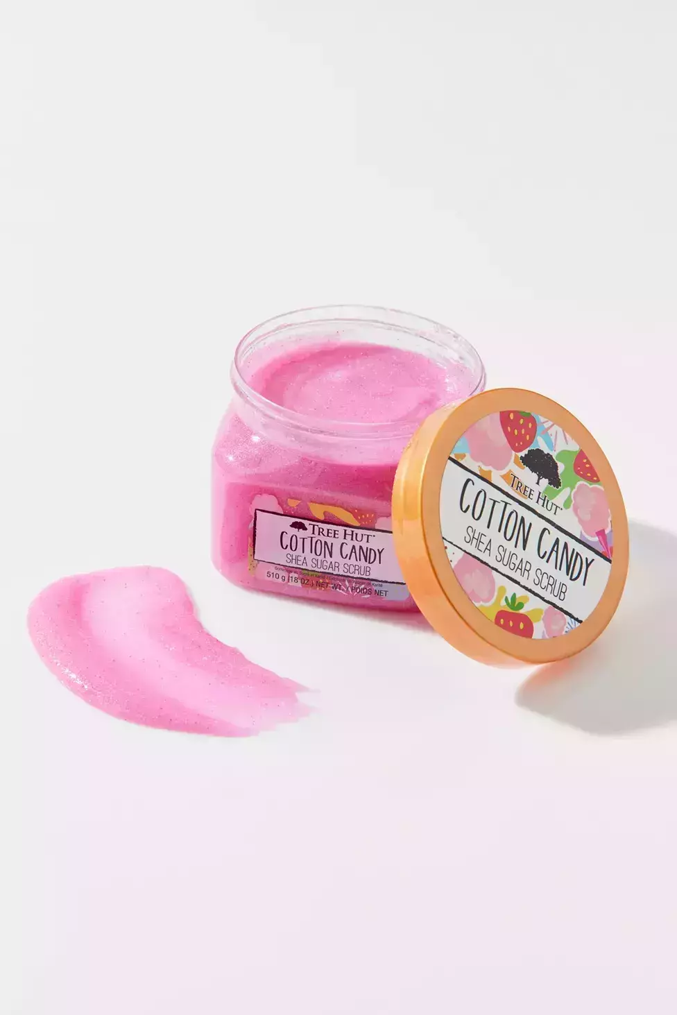 Скраб для тіла з ароматом цукрової вати TREE HUT COTTON CANDY SHEA SUGAR SCRUB