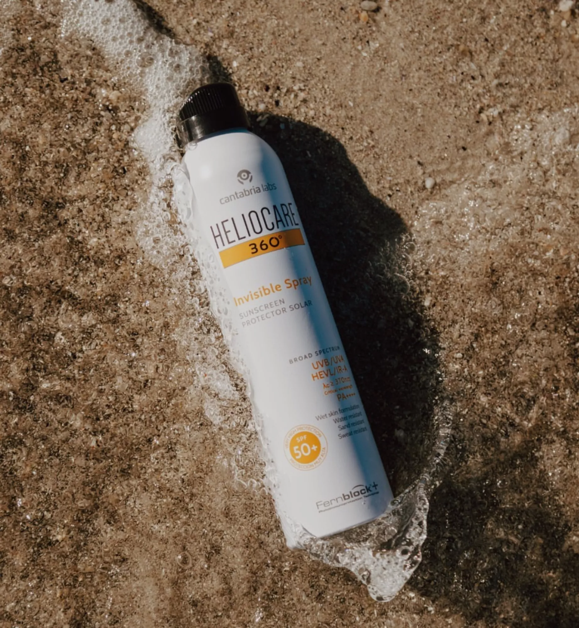 Сонцезахисний спрей-невидимка SPF50+ Heliocare 360º / HELIOCARE 360º INVISIBLE SPRAY SPF50+, 200 мл 