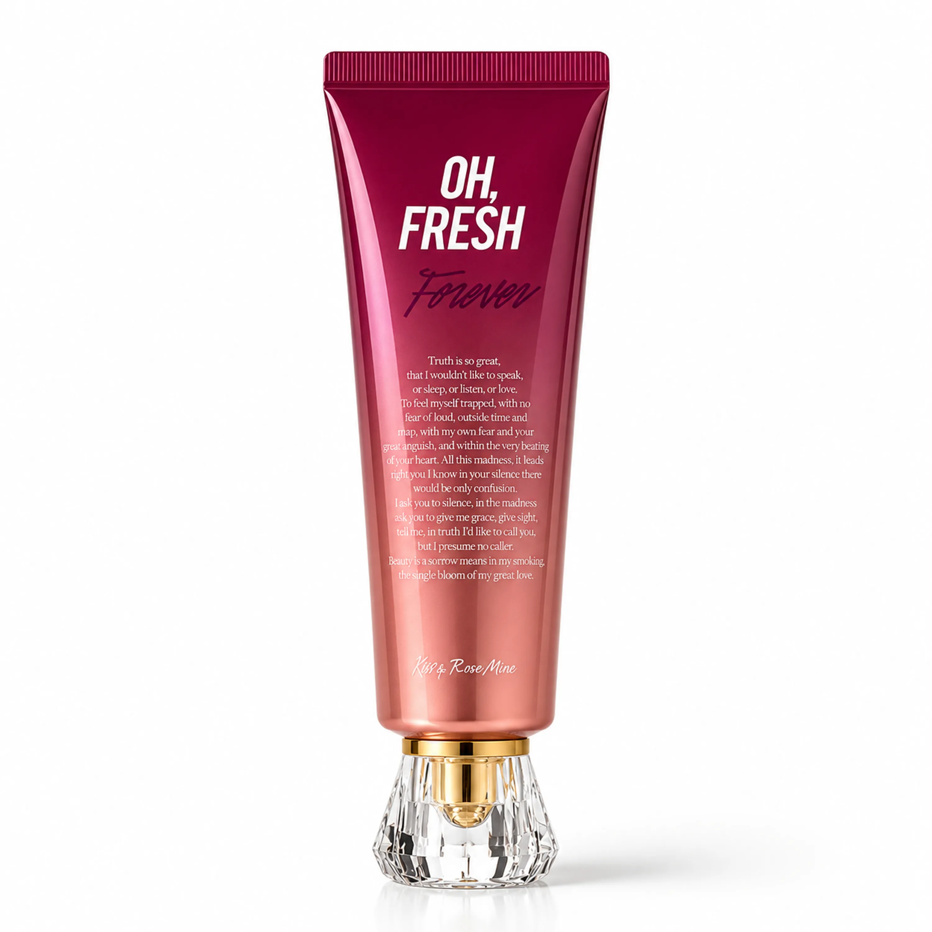 Крем для тіла з квітковим ароматом іриса Fragrance Cream Oh, Fresh Forever Kiss by Rosemine, 140 мл