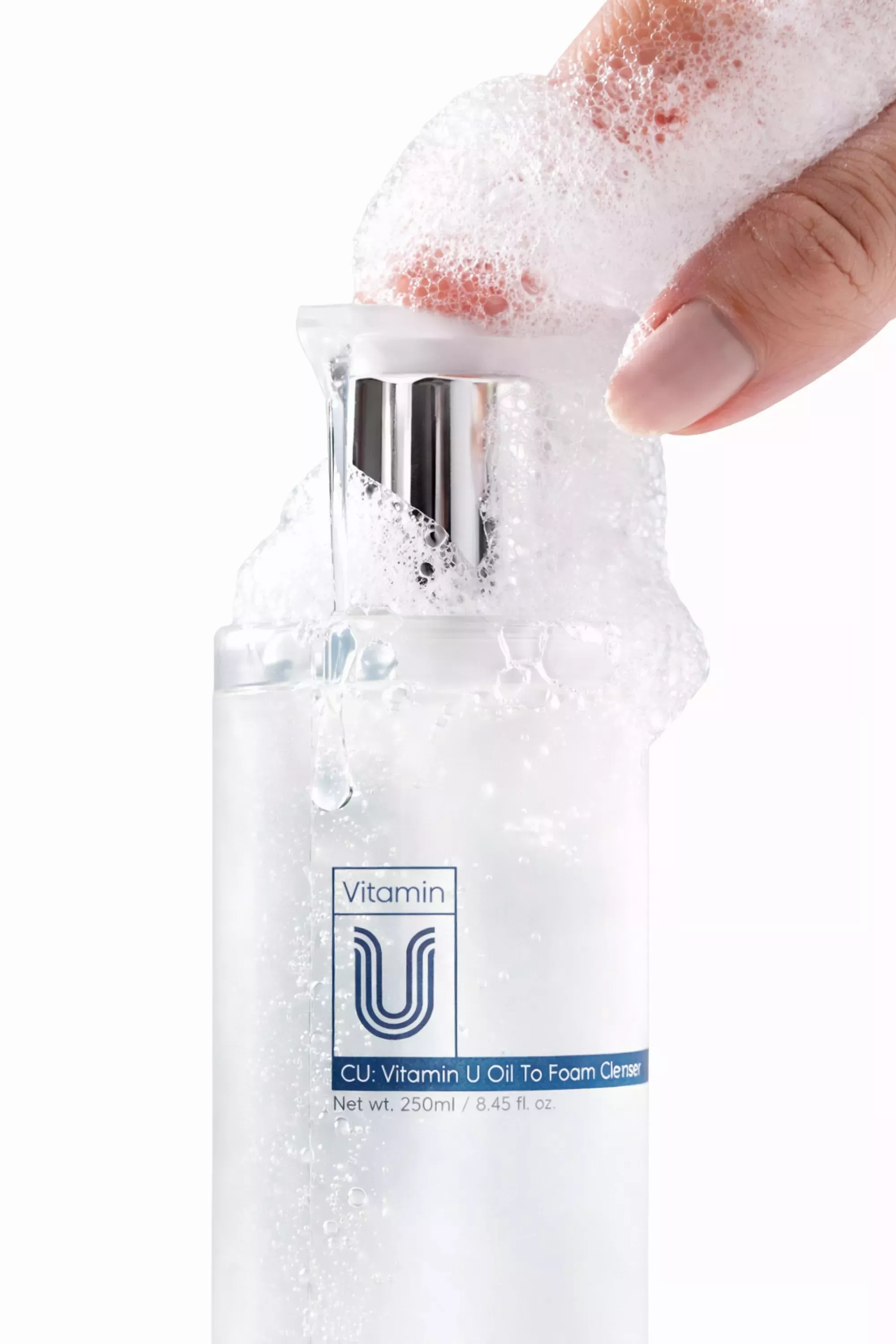 Cuskin Vitamin U Oil To Foam Cleanser, 250 ml - очищувальна гідрофільна олія-пінка 