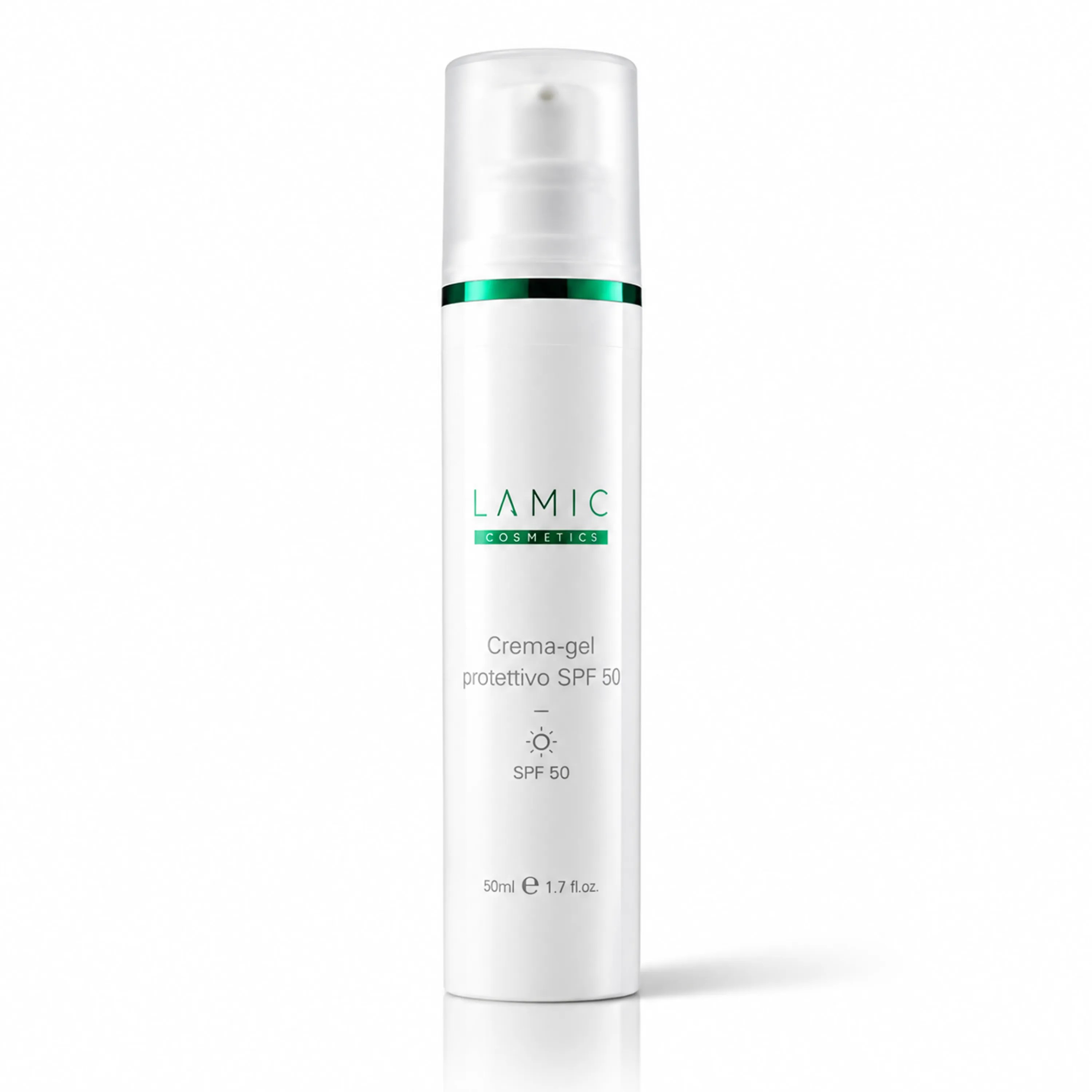 Сонцезахисний гель для всіх типів шкіри SPF 50 Lamic Cosmetici Crema Crema-gel protettivo SPF50, 50 мл