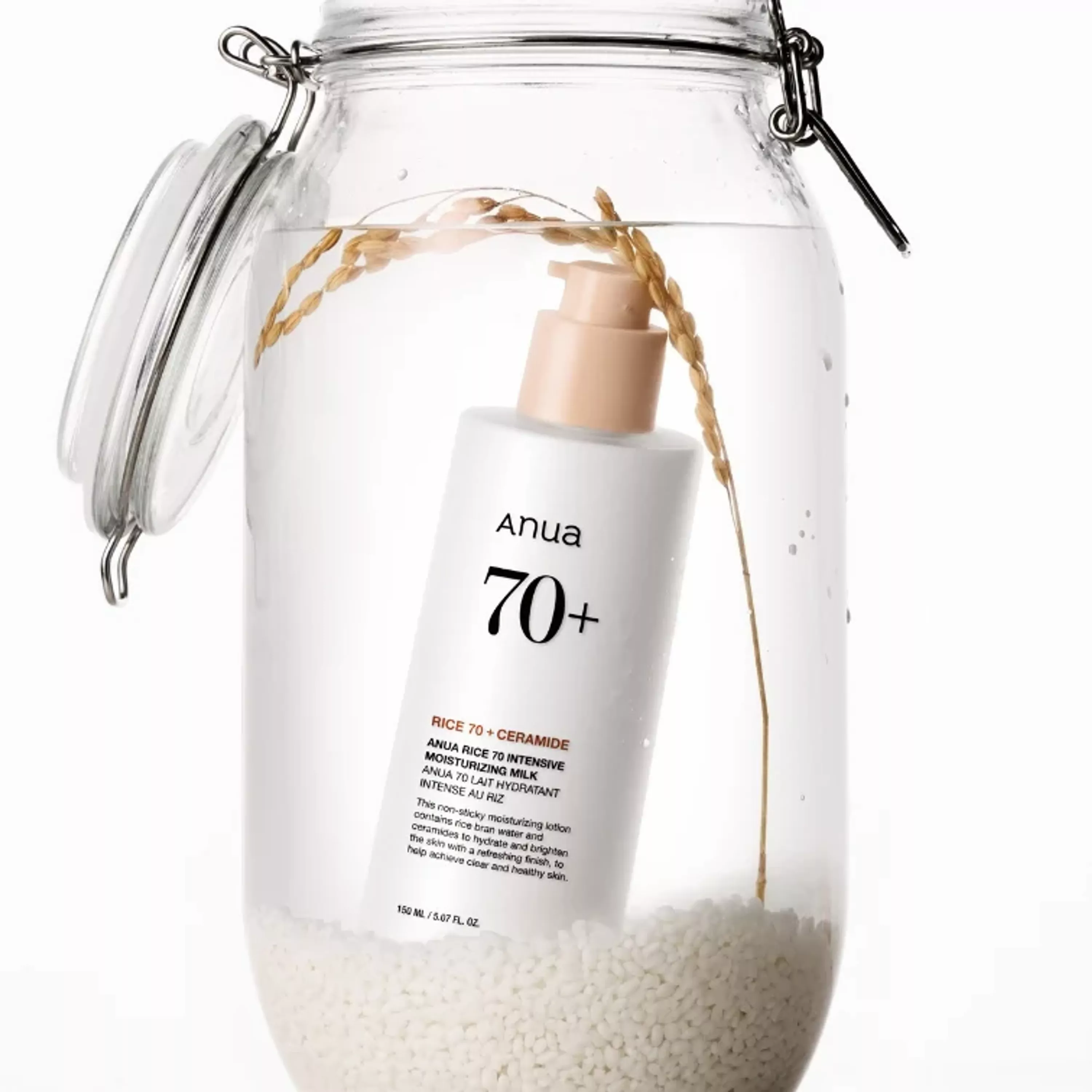 Зволожувальне молочко-емульсія Anua Rice 70 Intensive Moisturizing Milk, 150 ml