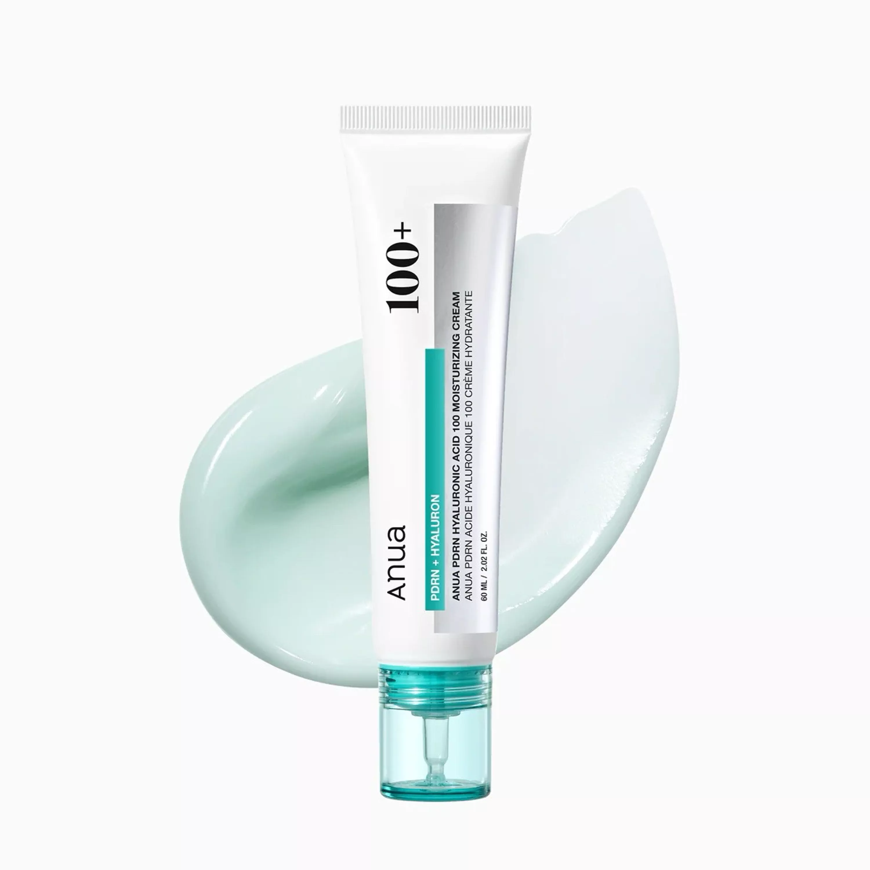 Зволожуючий крем з гіалуроновою кислотою та PDRN ANUA PDRN Hyaluronic Acid 100 Moisture Cream, 60 ml