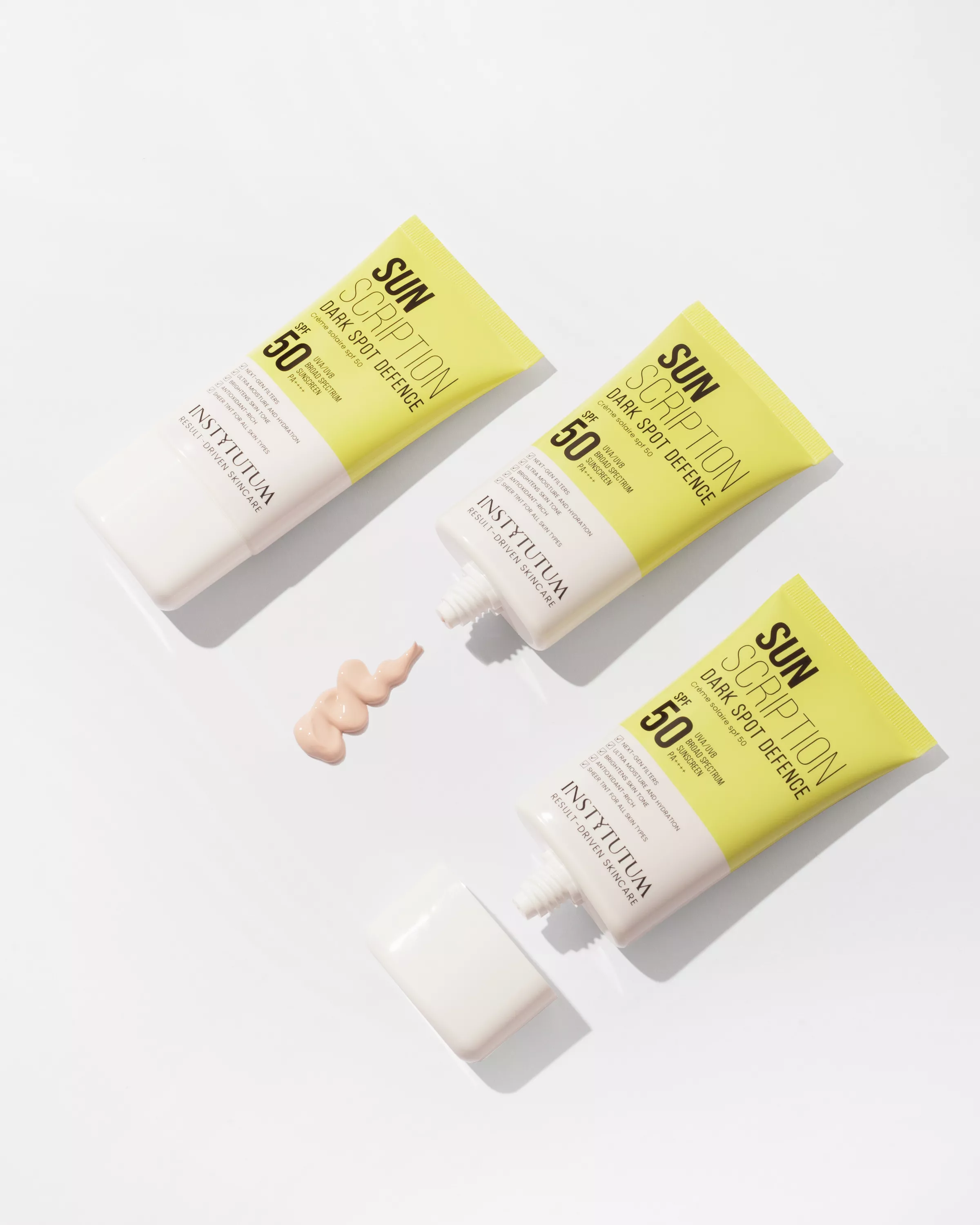 СОНЦЕЗАХИСНИЙ КРЕМ З ОСВІТЛЮЮЧИМ ЕФЕКТОМ INSTYTUTUM SUNSCRIPTION DARK SPOT DEFENCE SPF50, 50 ml  
