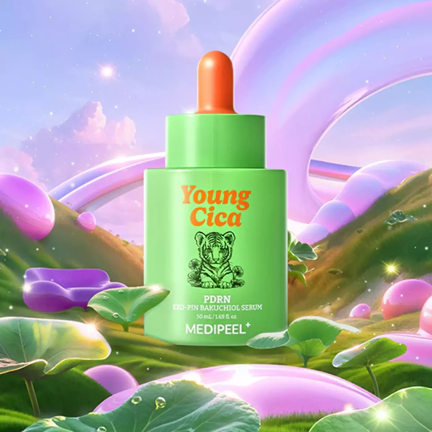 Зміцнювальна сироватка з PDRN та бакучіолом Medi-Peel Young Cica PDRN Exo-Pin Bakuchiol Serum, 50 ml 
