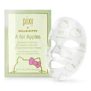 Освітлююча тканинна маска для обличчя Pixi + Hello Kitty A For Apples, 23 g