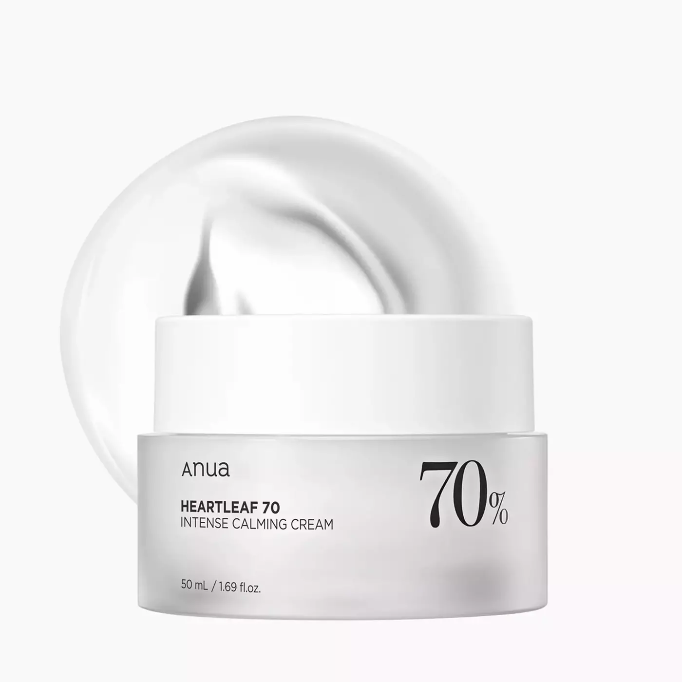 Інтенсивний бар'єрний крем ANUA Heartleaf 70% Intense Calming Cream, 50 ml