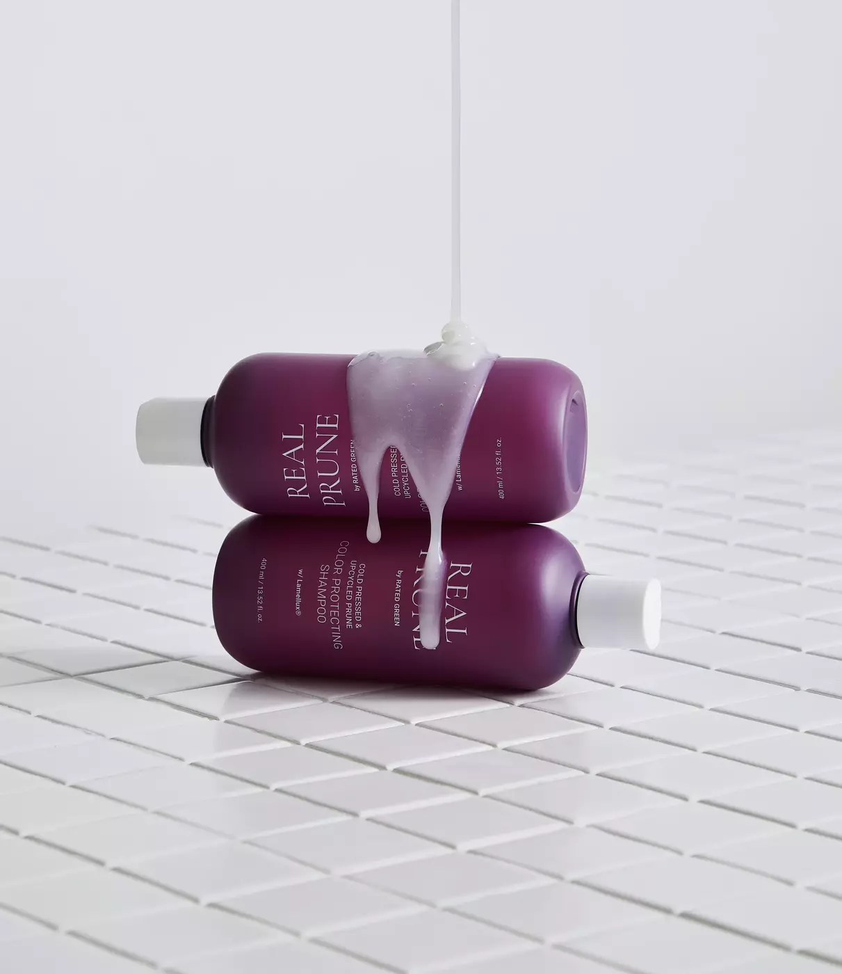 Шампунь для захисту кольору фарбованого волосся Rated Green REAL PRUNE COLOR PROTECTING SHAMPOO, 400 ml