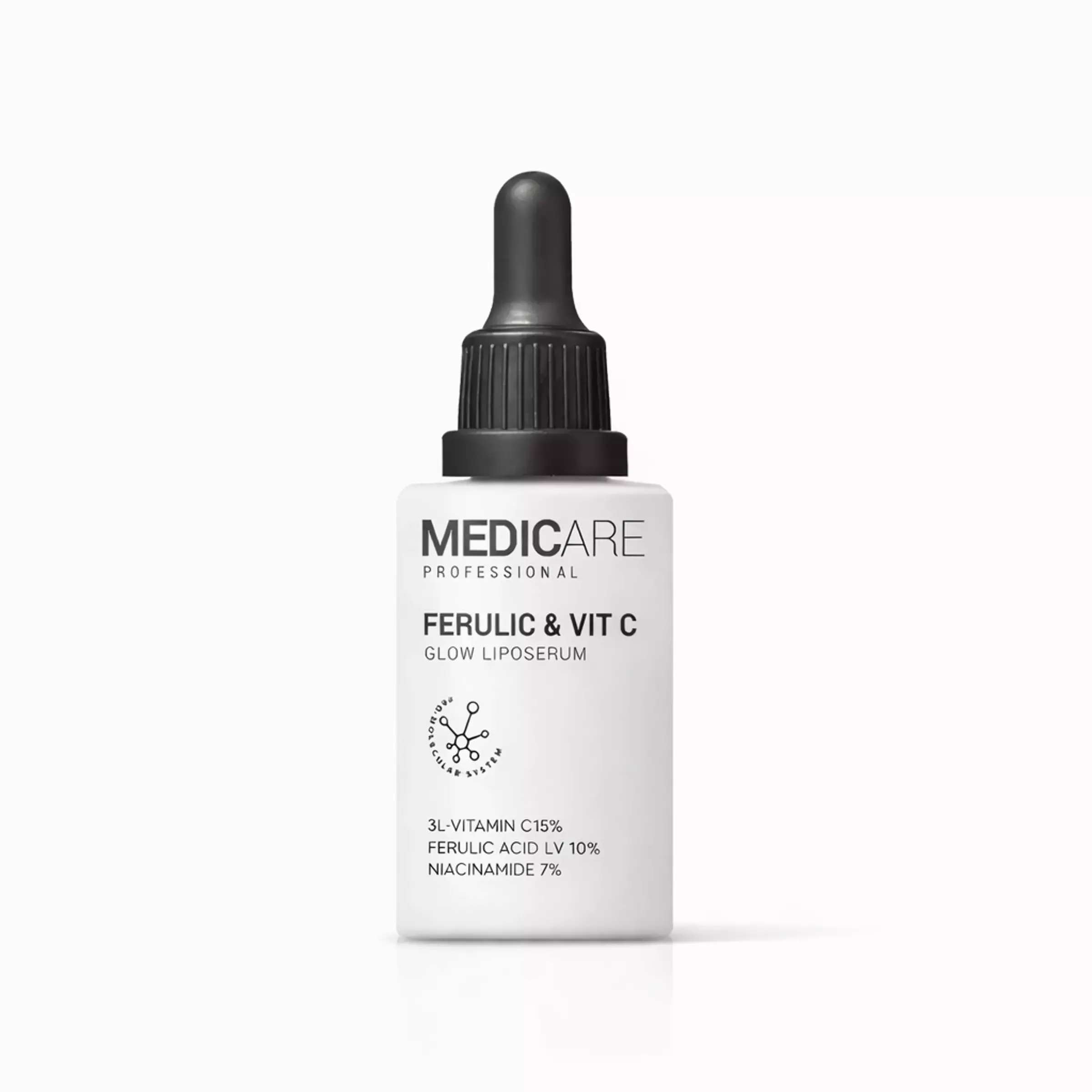 Антиоксидантна освітлювача протизапальна сироватка Medicare Ferulic & Vit C Glow Liposerum, 30 ml