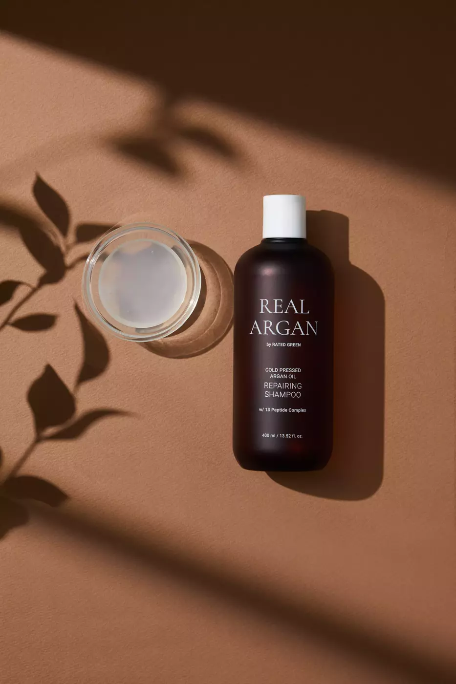 Відновлюючий шампунь з аргановою олією Rated Green REAL ARGAN Repairing Shampoo, 400 мл 