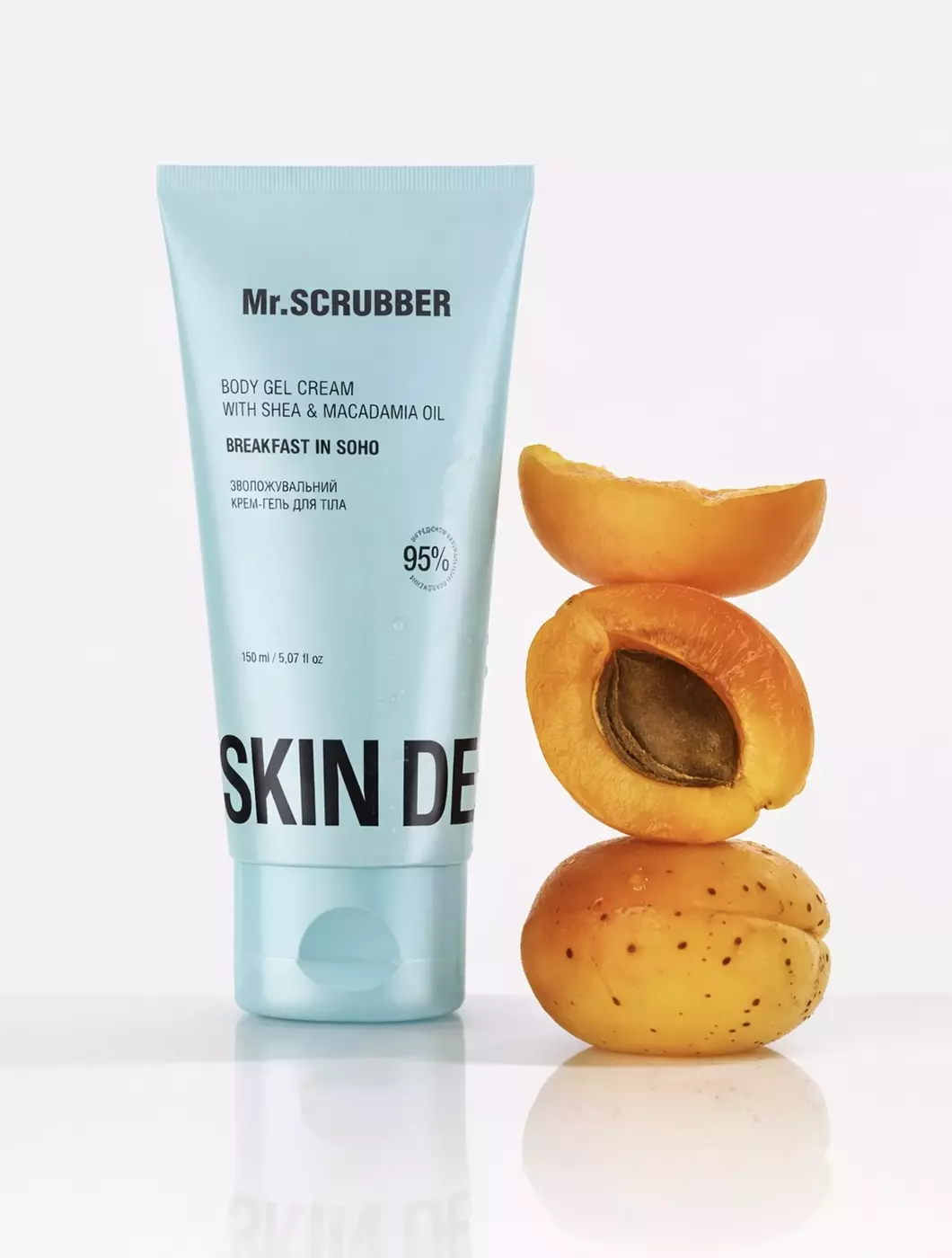 Зволожувальний крем-гель для тіла Mr.SCRUBBER Skin Delights Breakfast in Soho, 150 ml