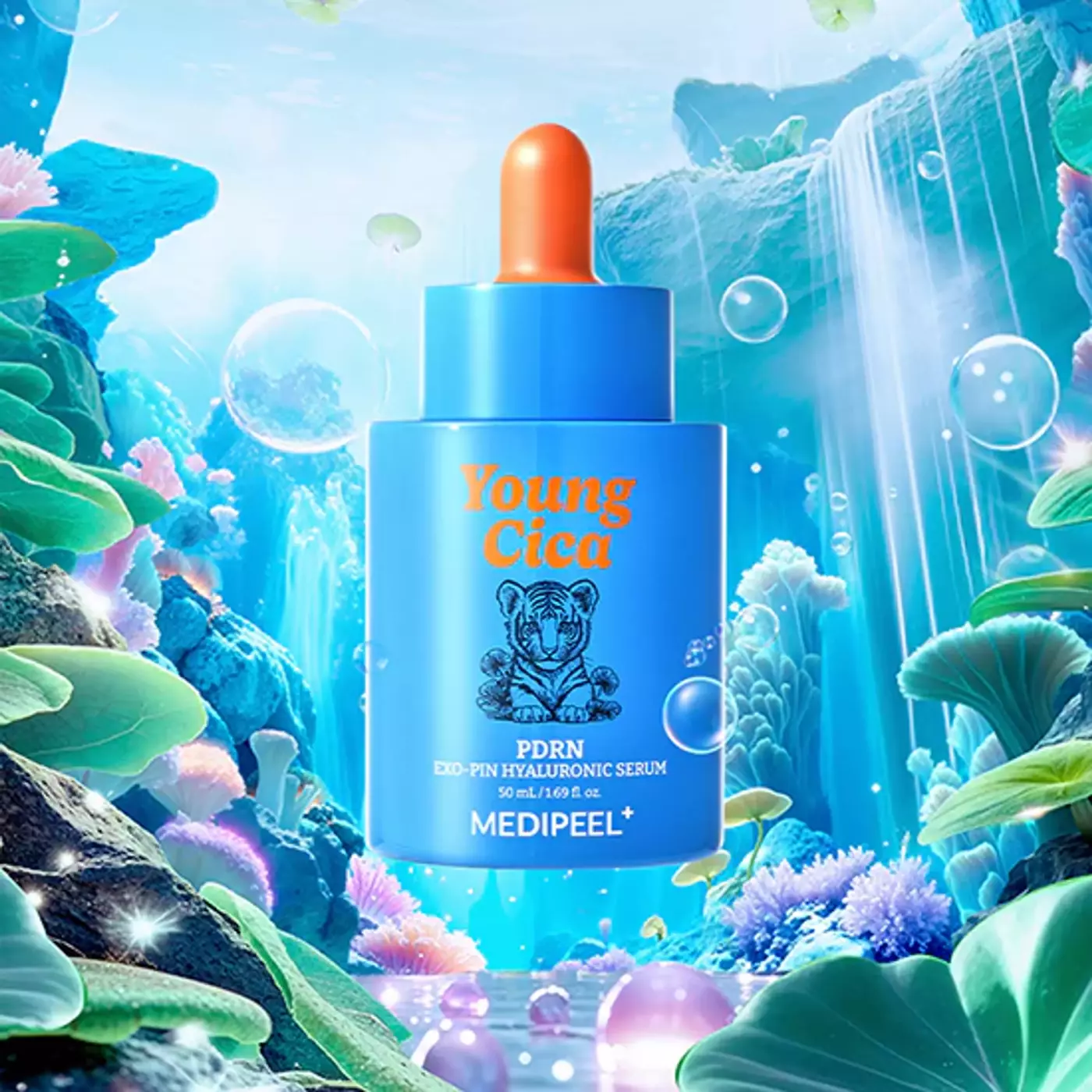 Ультразволожувальна сироватка з PDRN і гіалуроновою кислотою Medi-Peel Young Cica PDRN Exo-Pin Hyaluronic Serum, 50 ml