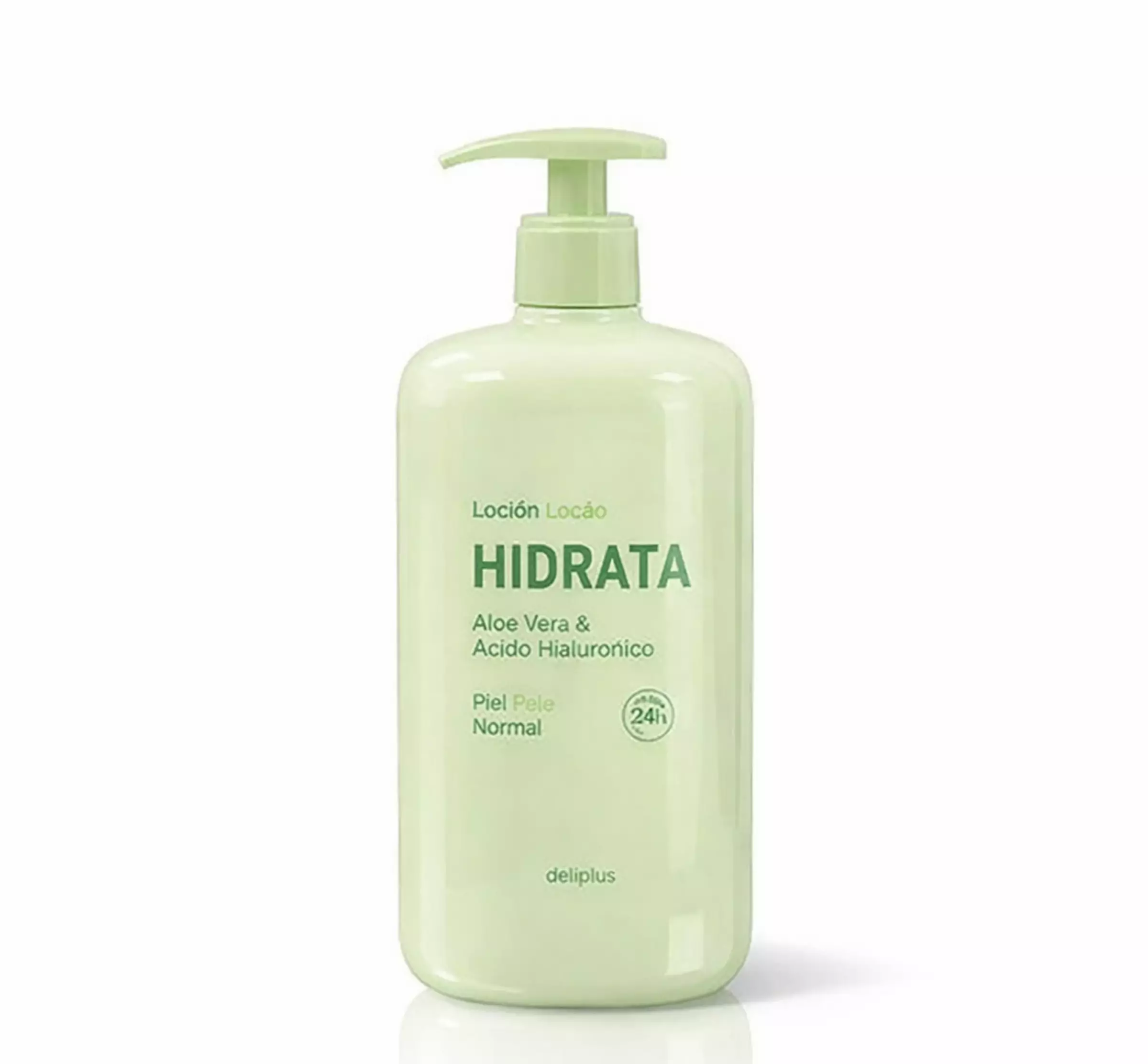 Лосьйон для тіла Deliplus Hidrata для інтенсивного зволоження до 24 годин із 100% соку алоє та гіалуроновою кислотою, 600 мл