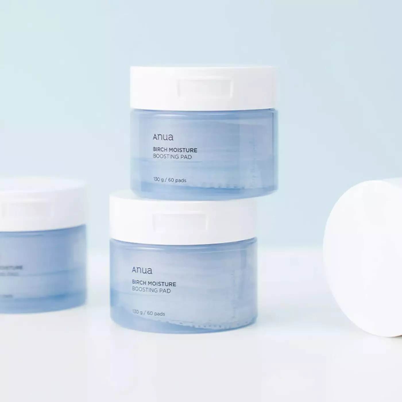 Зволожуючі тонер-педи з березовим соком та РНА-кислотою ANUA BIRCH MOISTURE BOOSTING PAD 160ML (70EA)