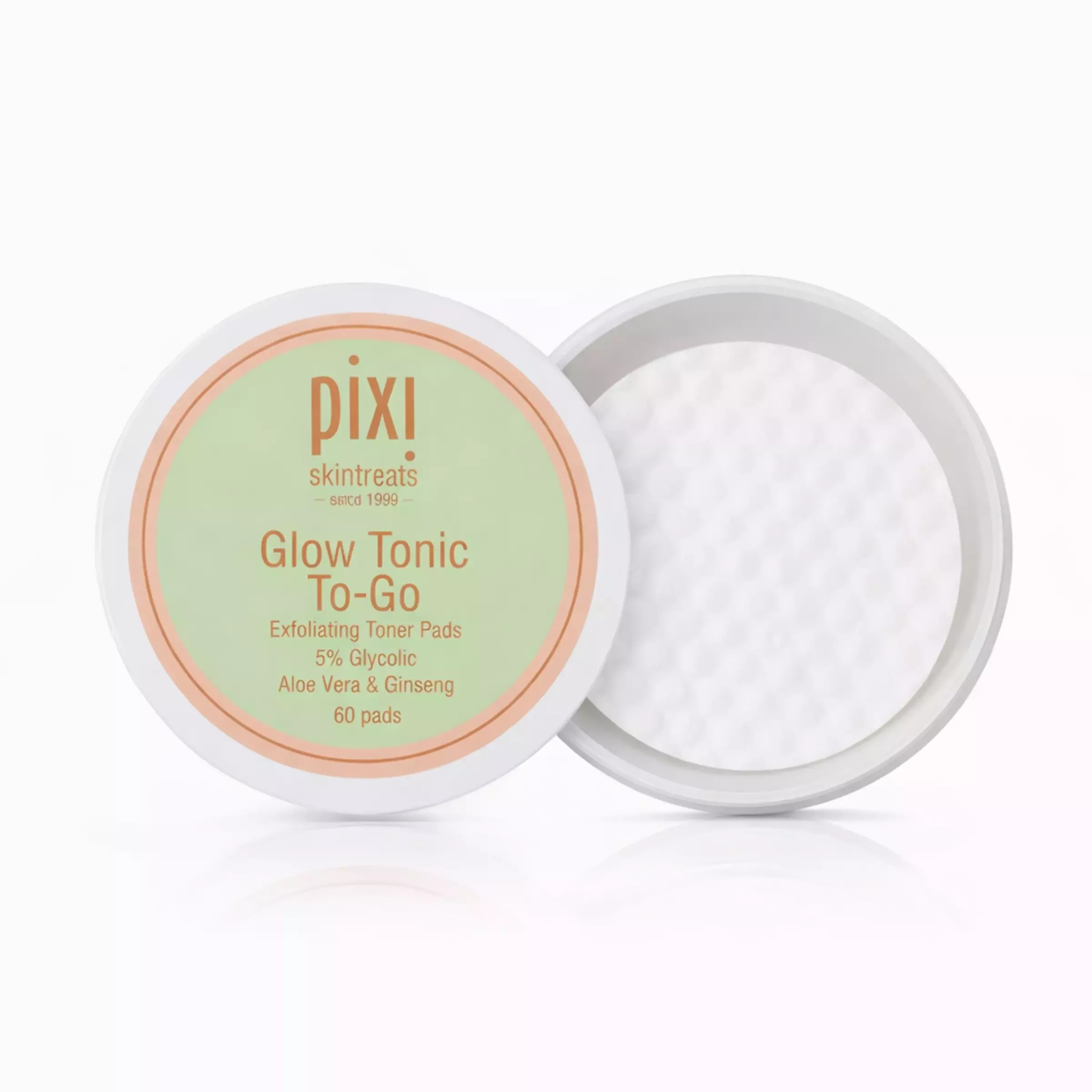Пілінг-диски з 5% гліколевої кислоти PIXI Glow Toniс To-Go, 60 шт. 