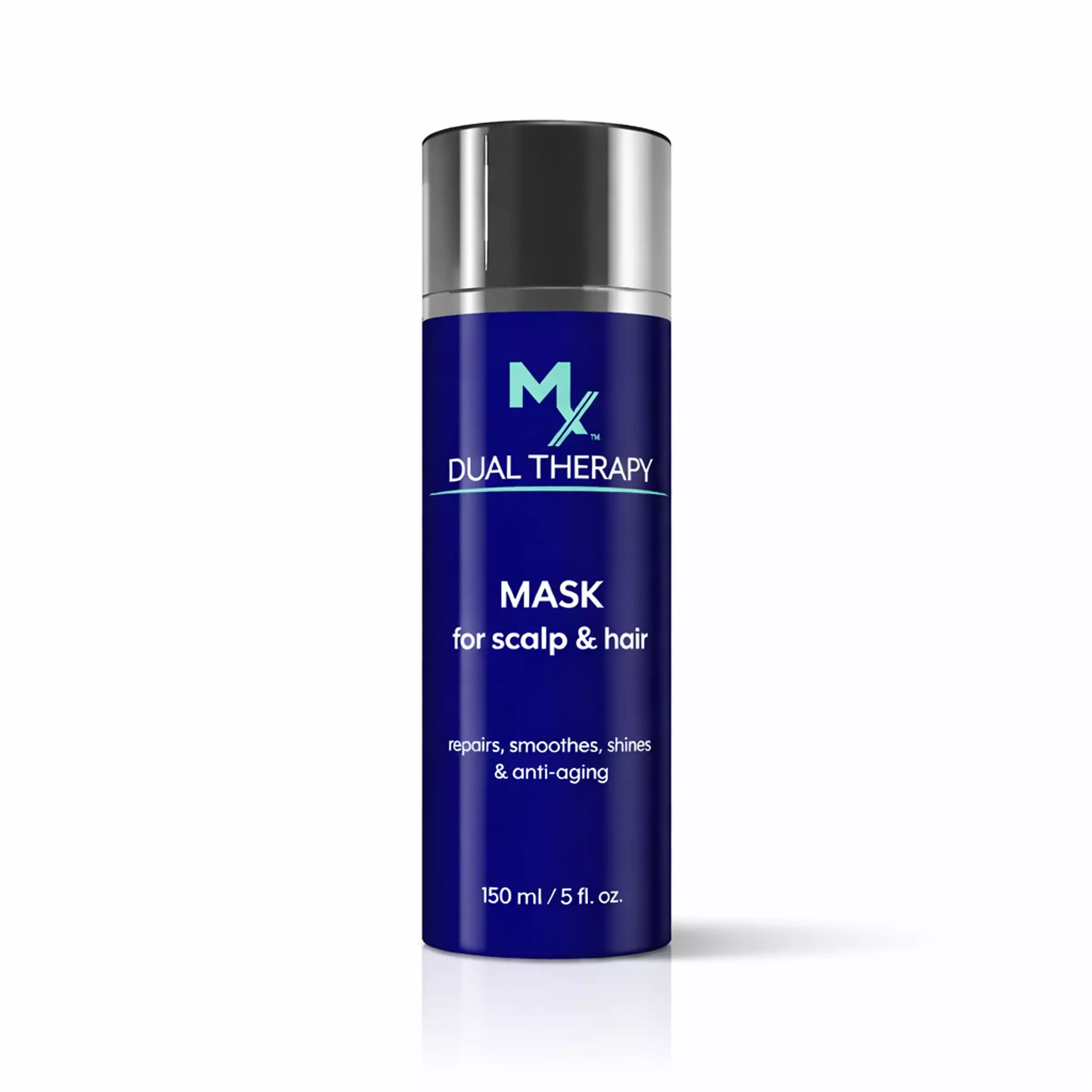 Відновлююча та антивікова маска для волосся і шкіри голови Mediceuticals MX Dual Therapy™, 150 мл