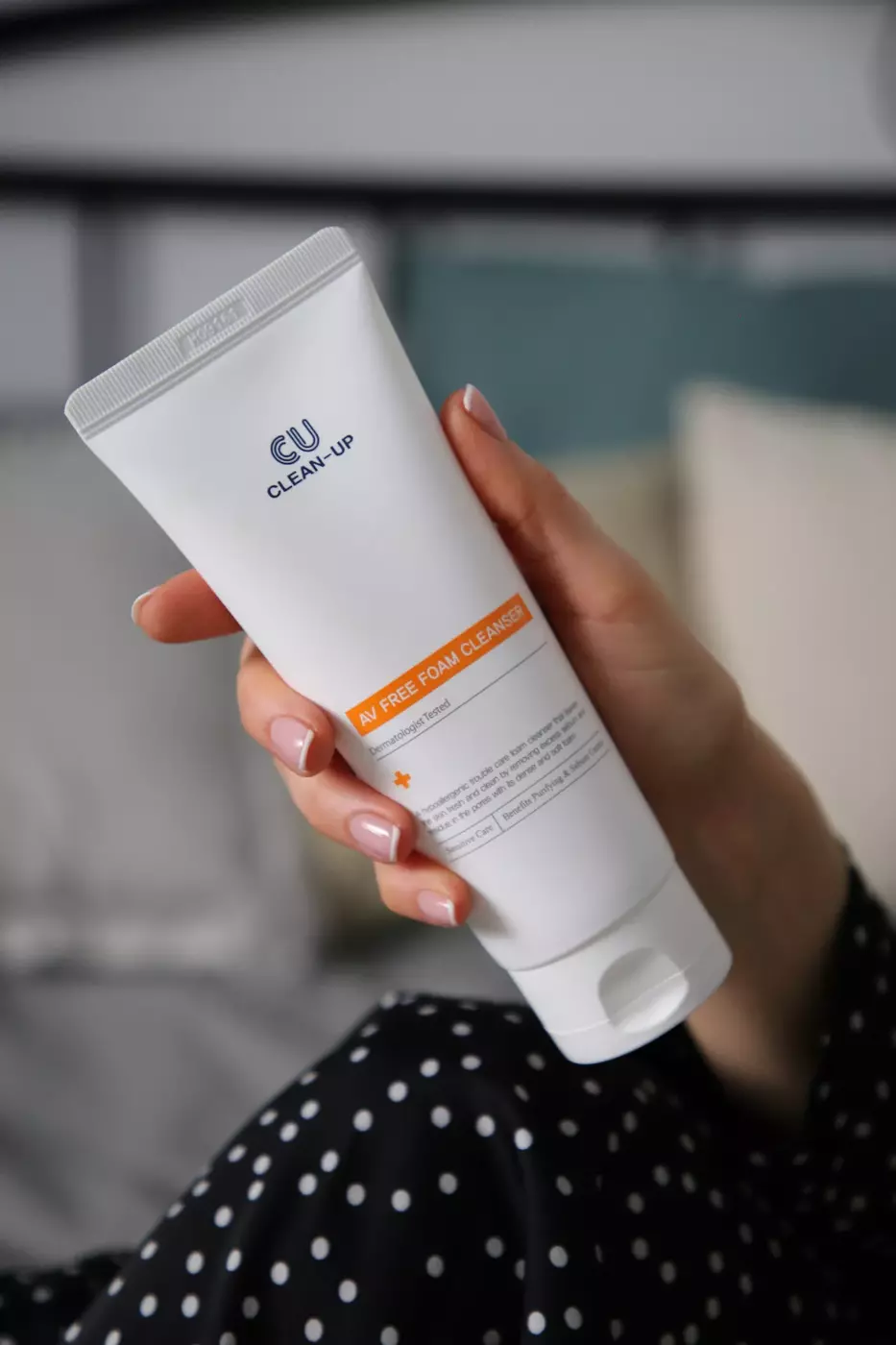 Кремова очищуюча пінка із саліциловою кислотою CUskin Clean-Up AV Free Foam Cleanser, 150 мл