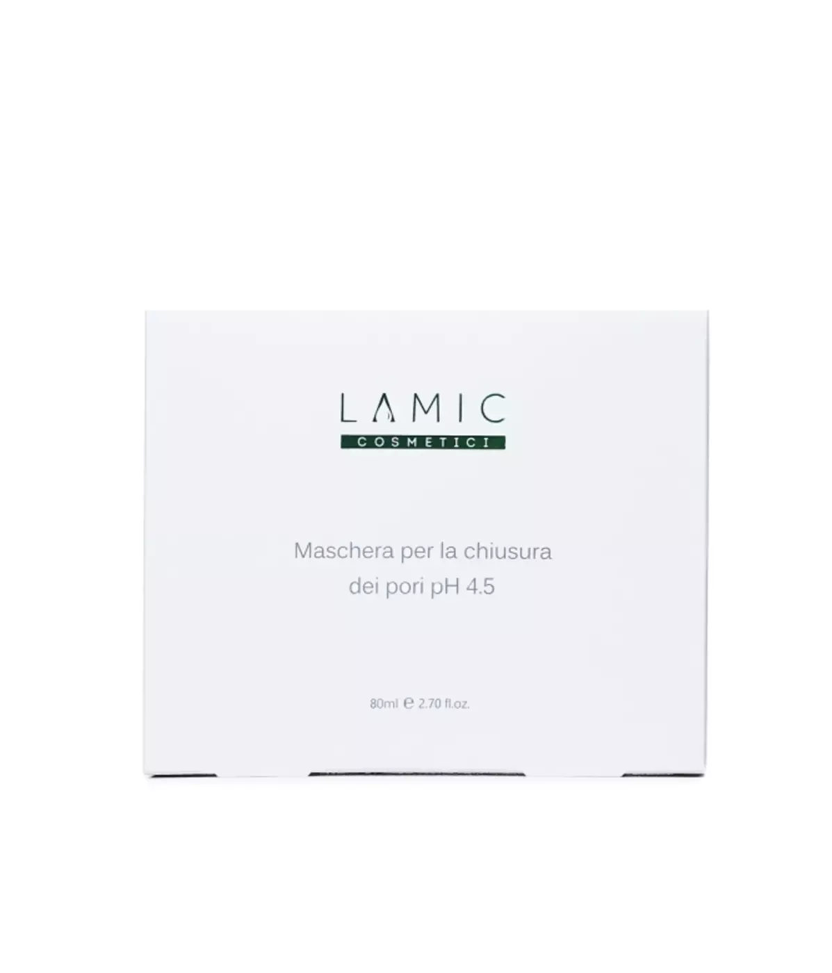 Маска для закриття та звуження пор LAMIC Cosmetici Maschera Per La Chiusura Dei Pori Ph 4.5, 20 мл 