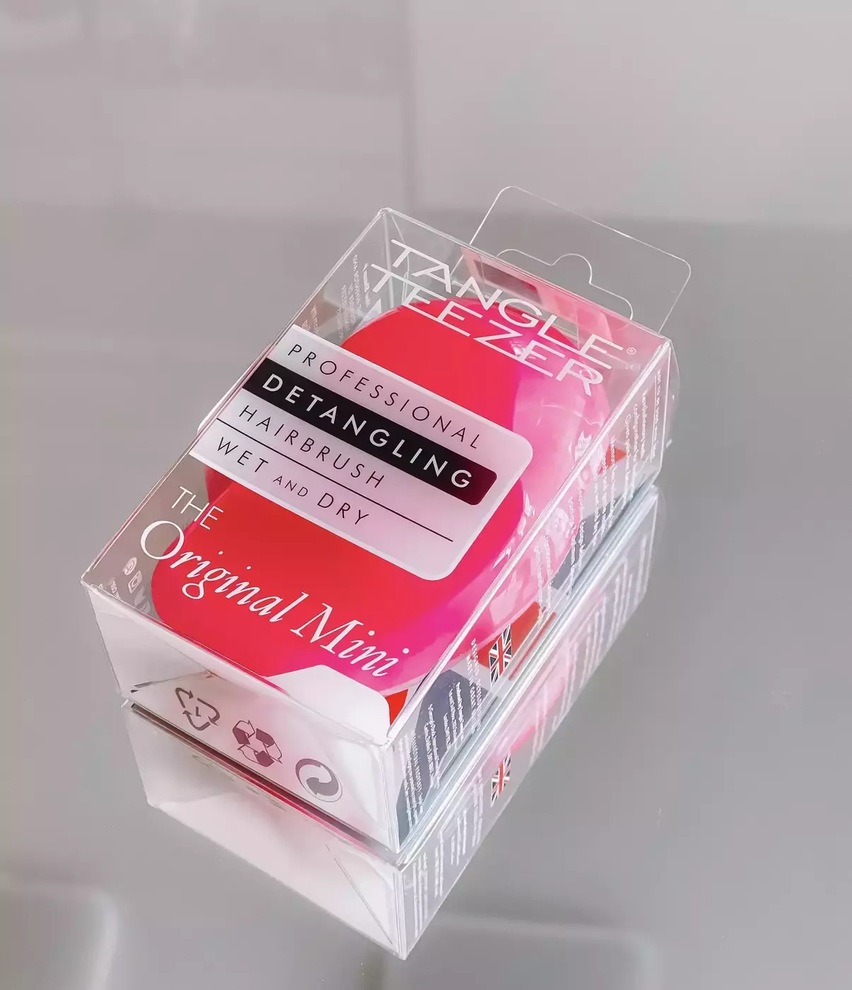 Компактний гребінець TANGLE TEEZER THE ORIGINAL MINI BUBBLEGUM PINK