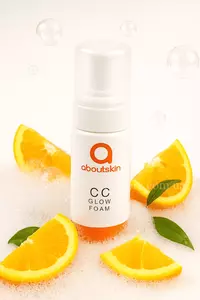 Антиоксидантна освітлююча пінка для вмивання About Skin СС Glow Foam, 150 мл