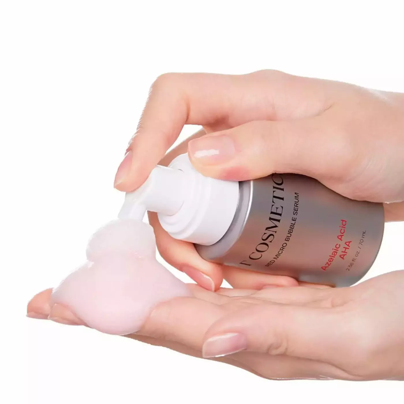 Мікропінна сироватка з азелаїновою та AHA, BHA, PHA-кислотами VT Cosmetics Az AHA Red Micro Bubble Serum, 70 ml