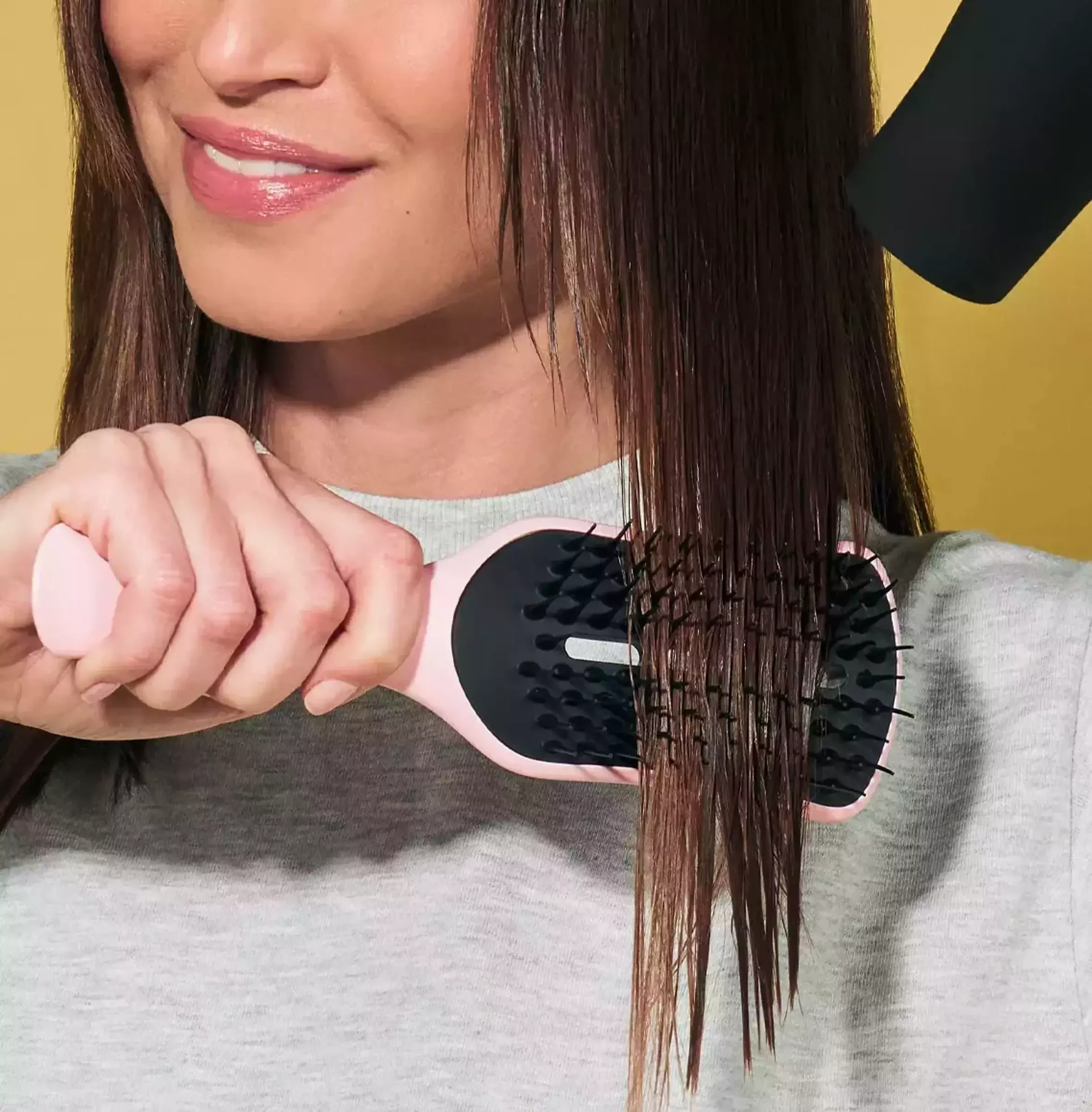 Гребінець для сушки та укладки феном TANGLE TEEZER EASY DRY & GO TICKLED PINK