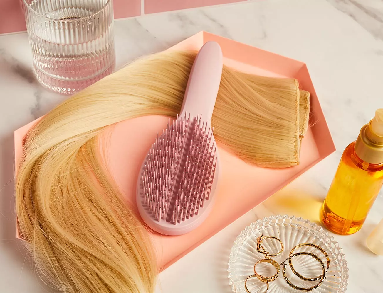 Гребінець для розчісування вологого та сухого волосся TANGLE TEEZER THE ULTIMATE STYLER SWEET PINK 