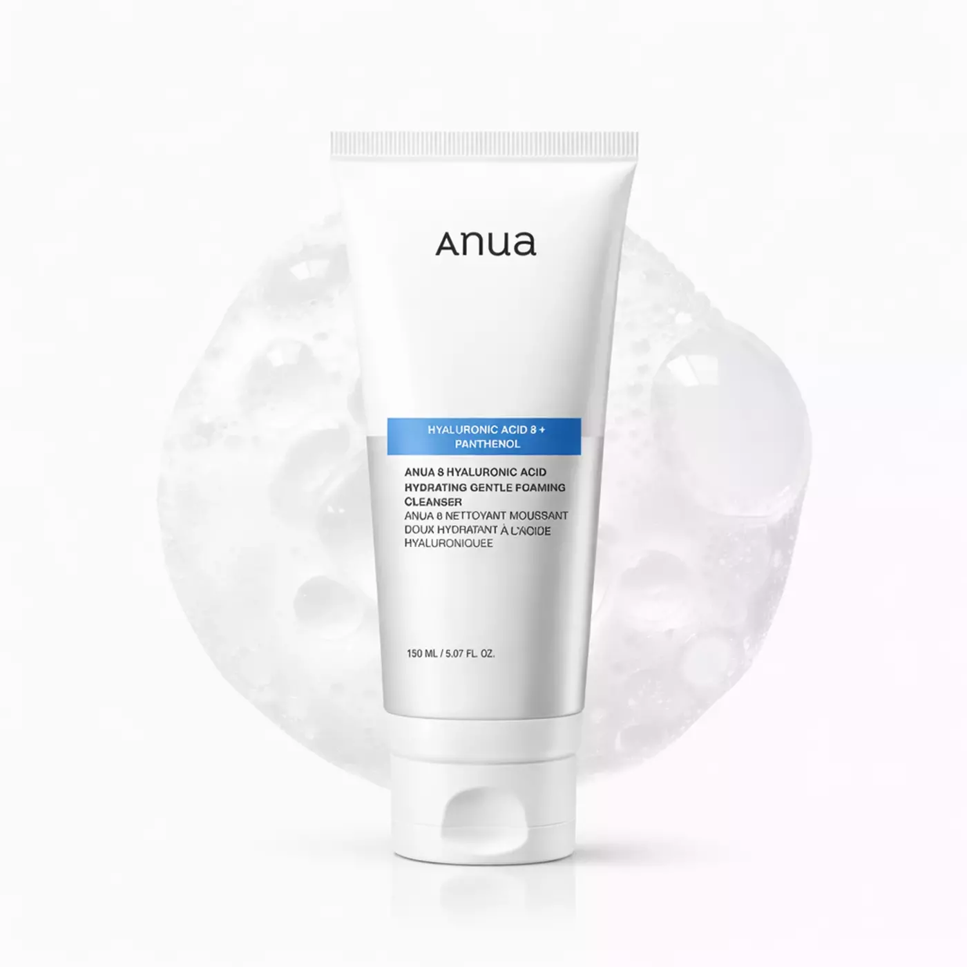 Зволожувальна пінка для вмивання Anua 8 Hyaluronic Acid Hydrating Gentle Foaming Cleanser, 150 ml