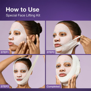 Ліфтинг-маски для пружності та сяйва шкіри Numbuzin No.9 NAD+ Bio Lifting-sil Full Face Pack Sheet, 1 шт.