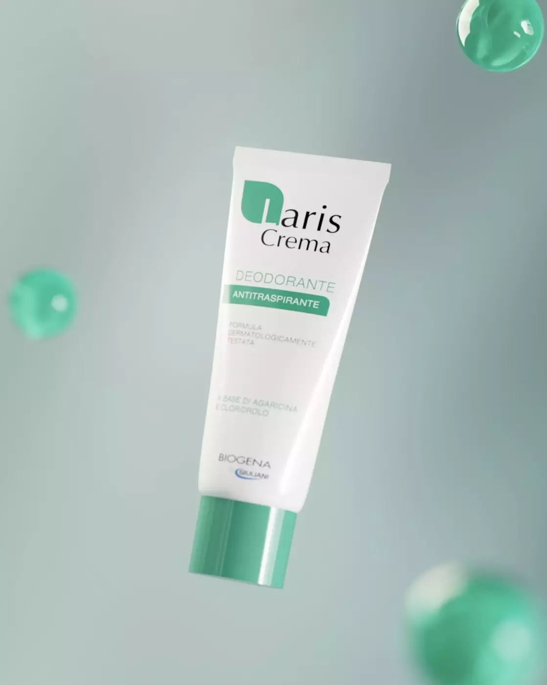 Крем антиперспірант-дезодорант BIOGENA Laris Latte Crema Deodorante Antitranspirante In Crema, 75 ml