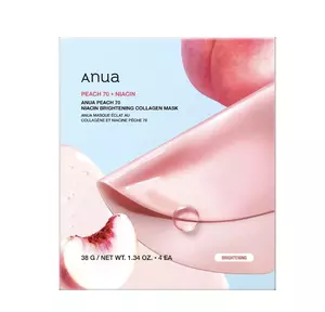 Колагенова маска з персиком та ніацинамідом ANUA Peach 70 Niacin Brightening Collagen Mask, 34 g