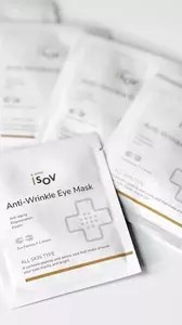 Патчі для верхньої та нижньої повіки з ПДРН і пептидами Isov Sorex Anti-Wrinkle Eye Mask , 1 пара