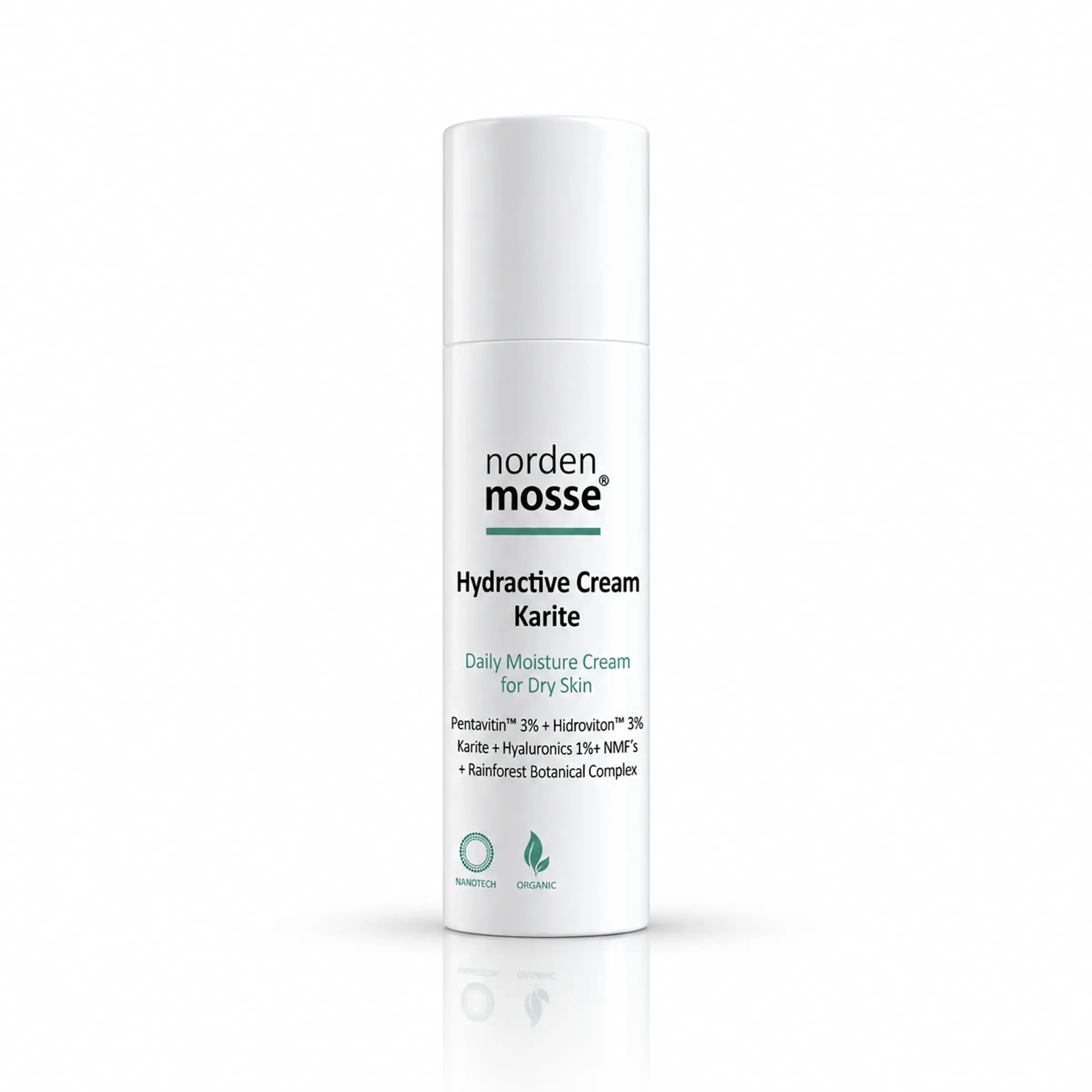 Зволожувальний та живильний крем для обличчя Norden Mosse Hydractive Cream Karite, 50 мл 