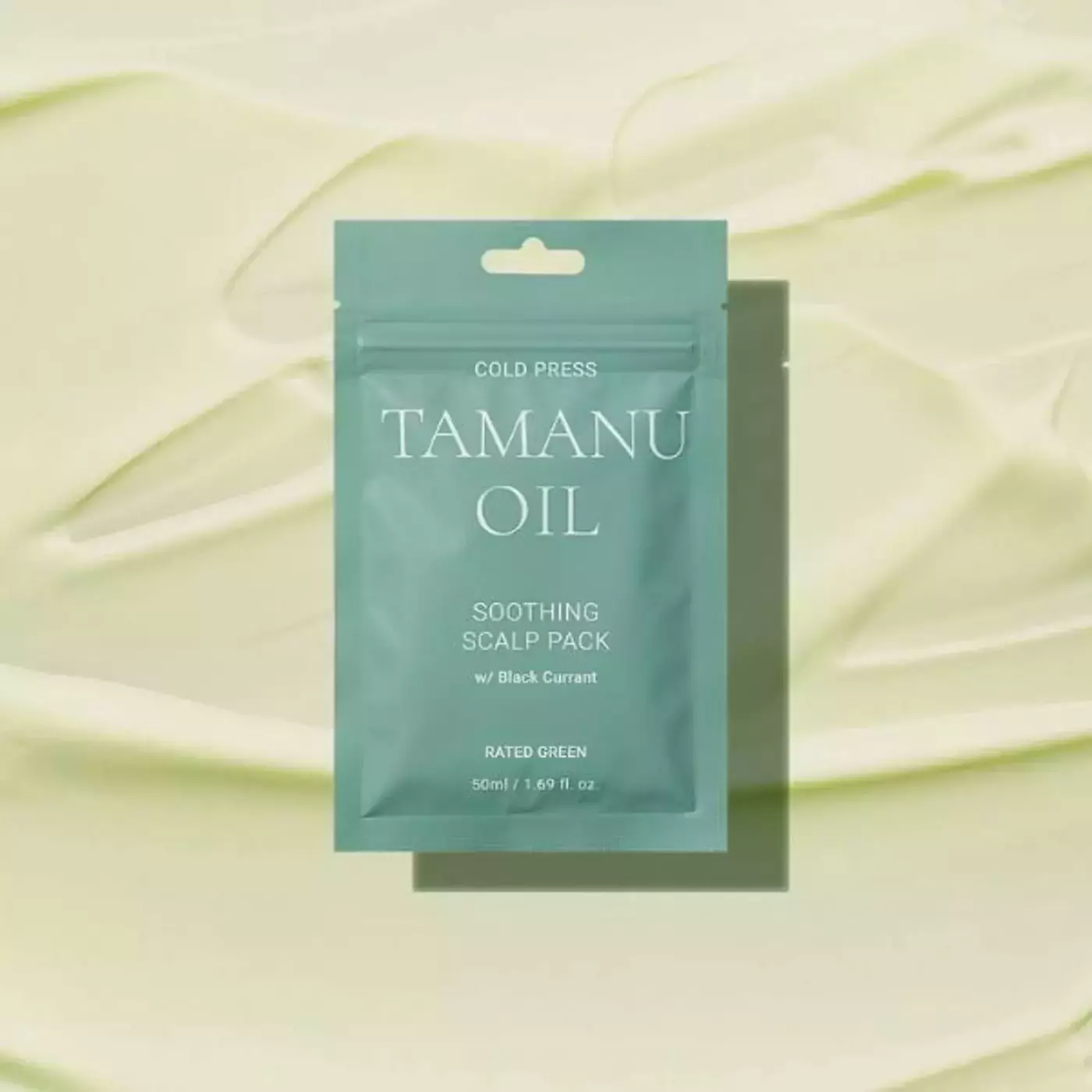 Маска заспокійлива з олією таману RATED GREEN Cold Press Tamanu Soothing Scalp Pack, 50 мл