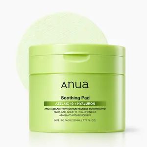 Тонер-пади проти почервонінь з азелаїновою кислотою Anua Azelaic 10 Hyaluron Redness Soothing Pad, 90 шт.